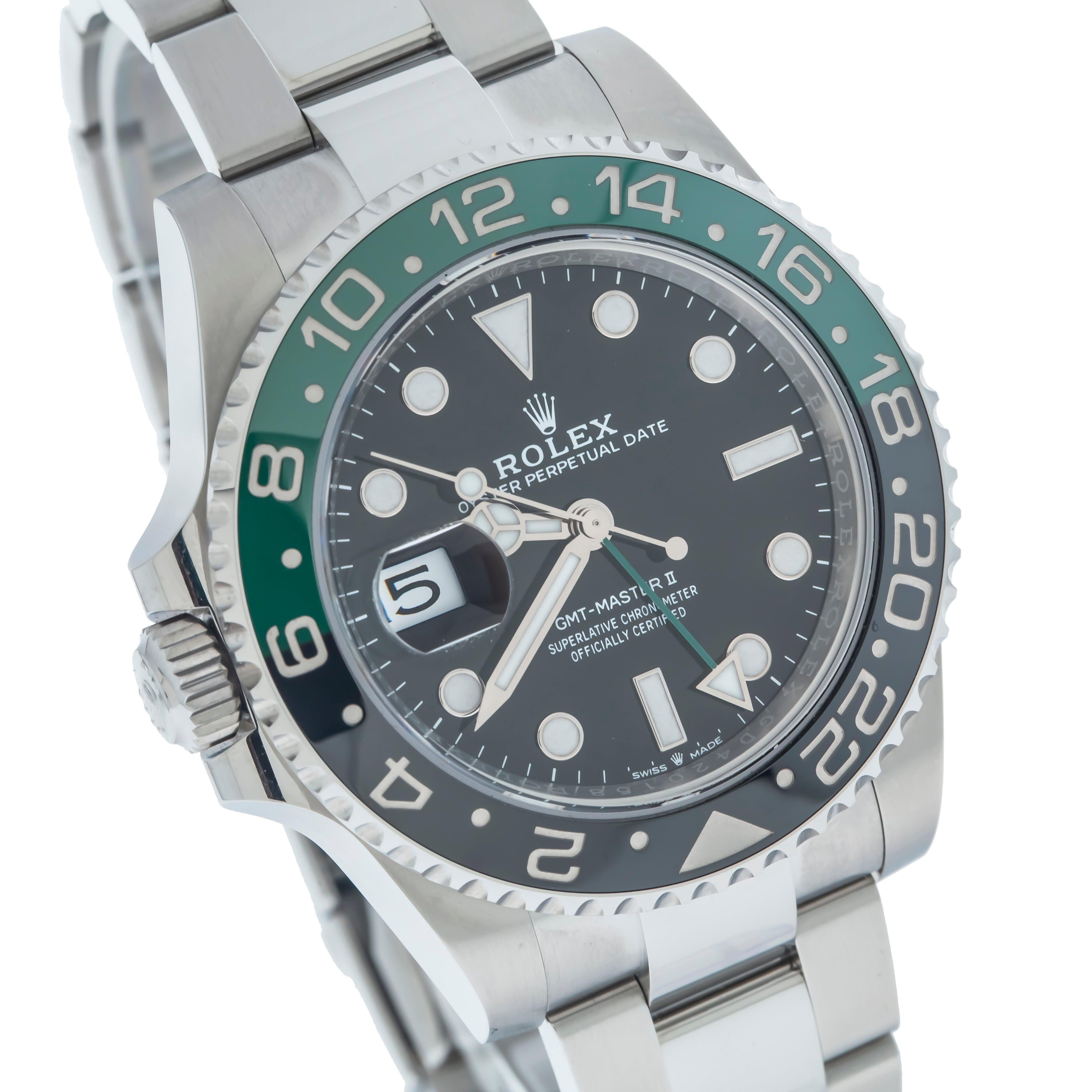 Rolex GMT-Master II 126720VTNR 40MM Black Dial With Green And Black Bezel