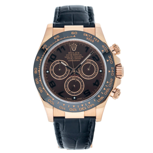 Rolex Rose Gold Cosmograph Daytona 116515LN 40MM Chocolate Dial