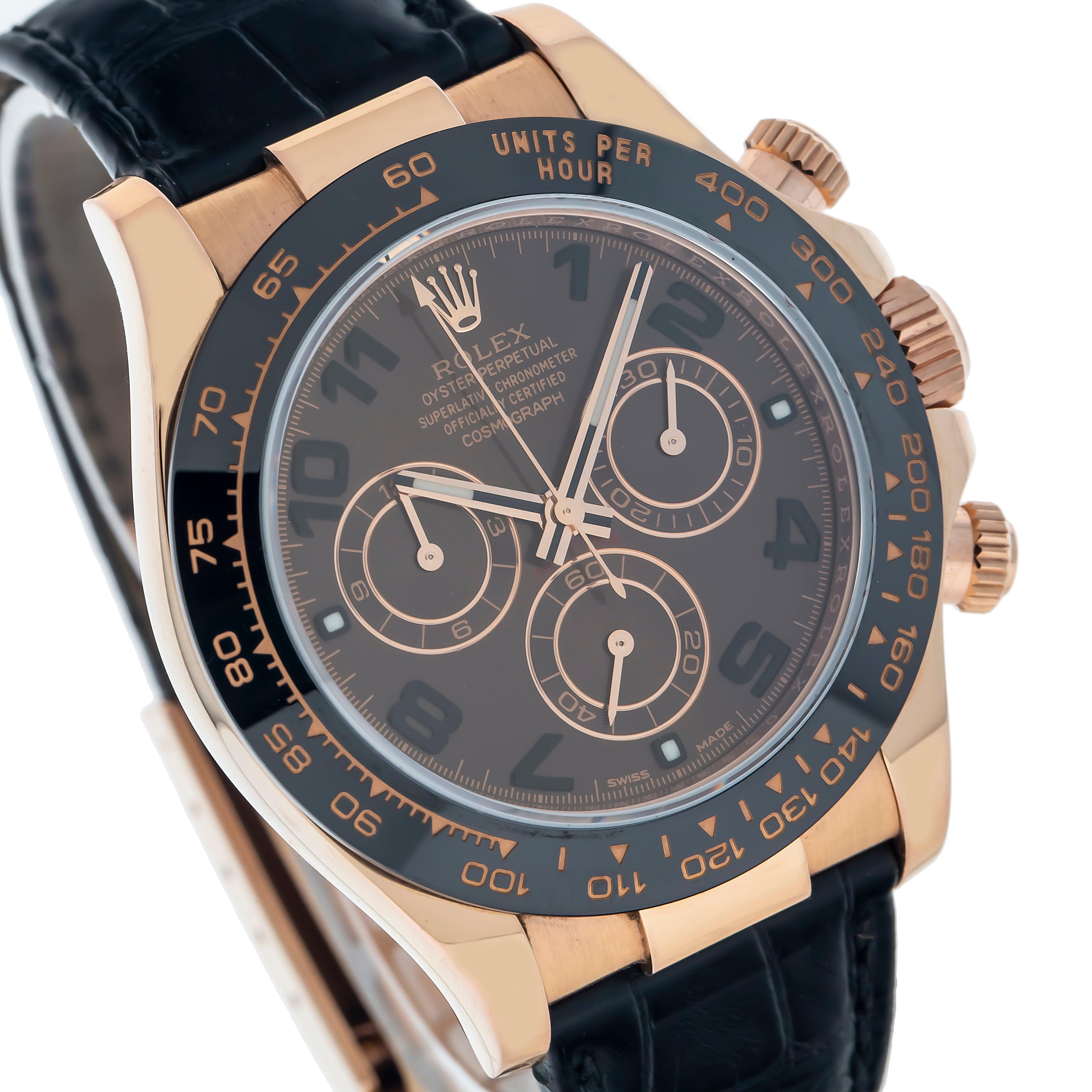 Rolex Rose Gold Cosmograph Daytona 116515LN 40MM Chocolate Dial