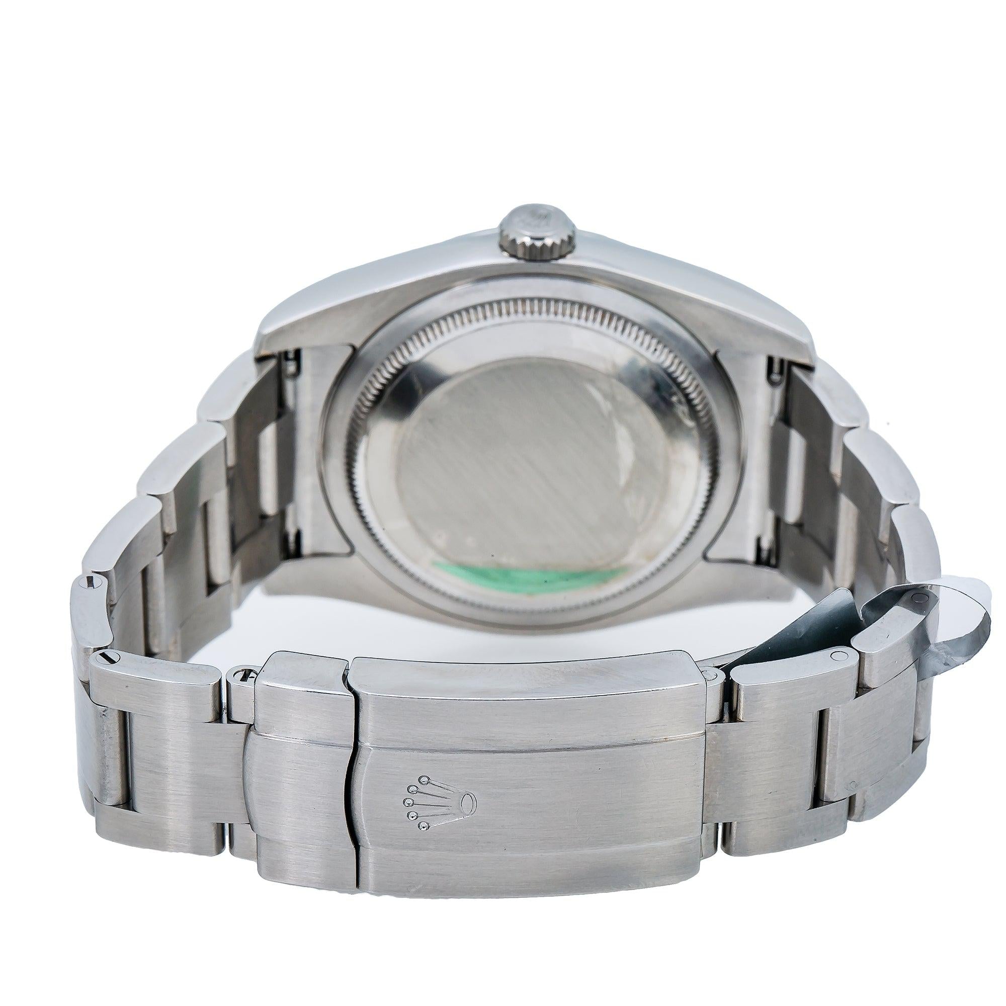 Rolex Oyster Perpetual 116000 36MM Brown Dial With Stainless Steel Oyster Bracelet