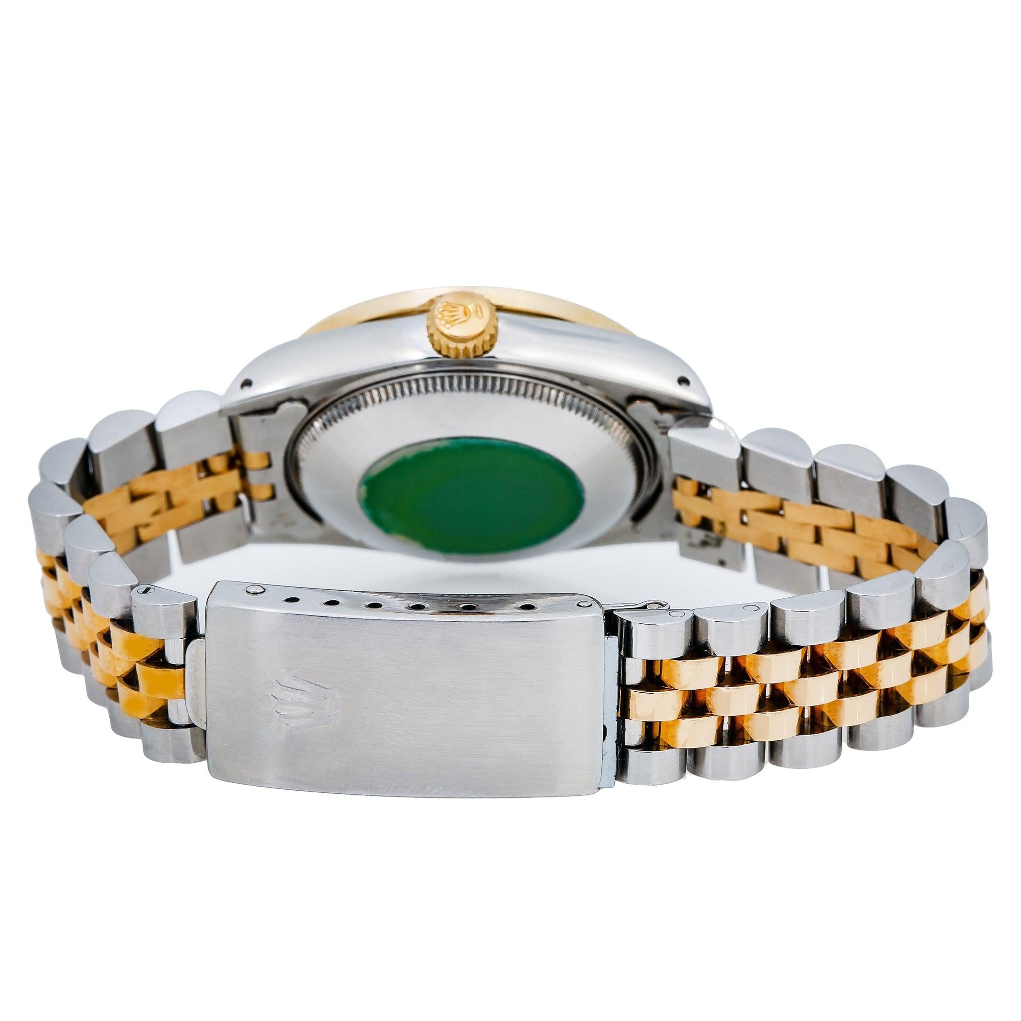 Rolex Lady-Datejust 68273 31MM Blue Diamond Dial With Two Tone Jubilee Bracelet