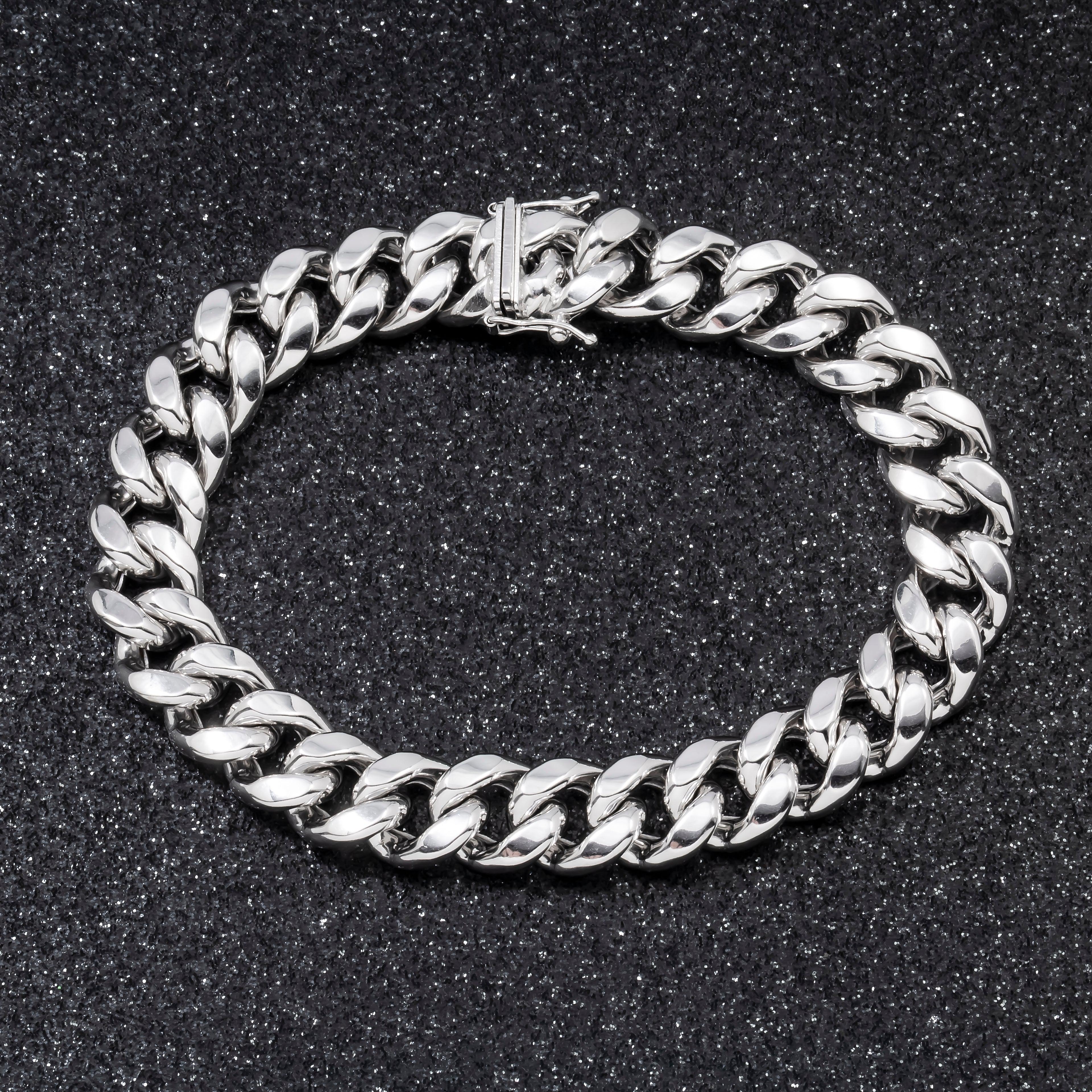 10K GOLD HOLLOW 11.34MM CUBAN LINK BRACELET