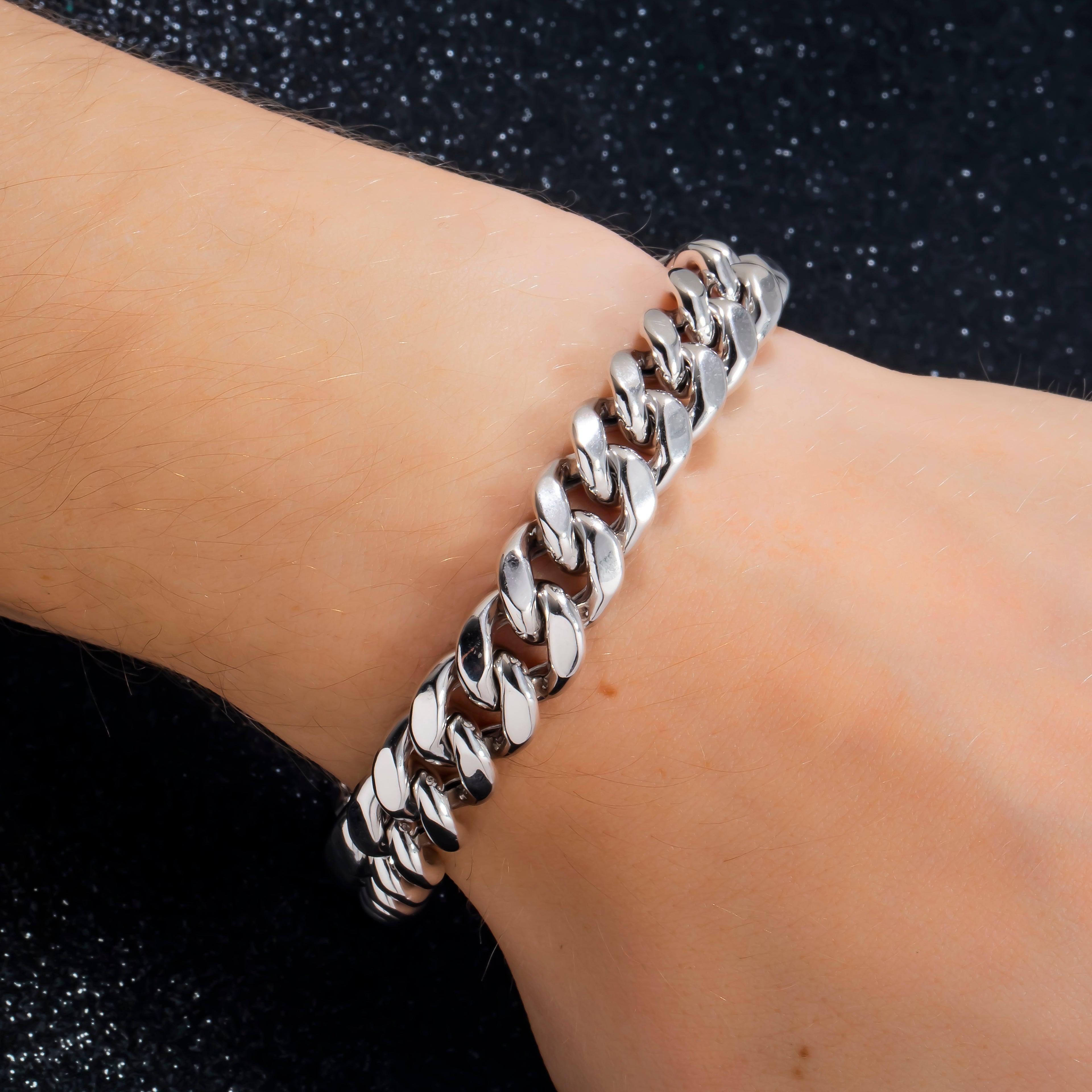 10K GOLD HOLLOW 11.34MM CUBAN LINK BRACELET