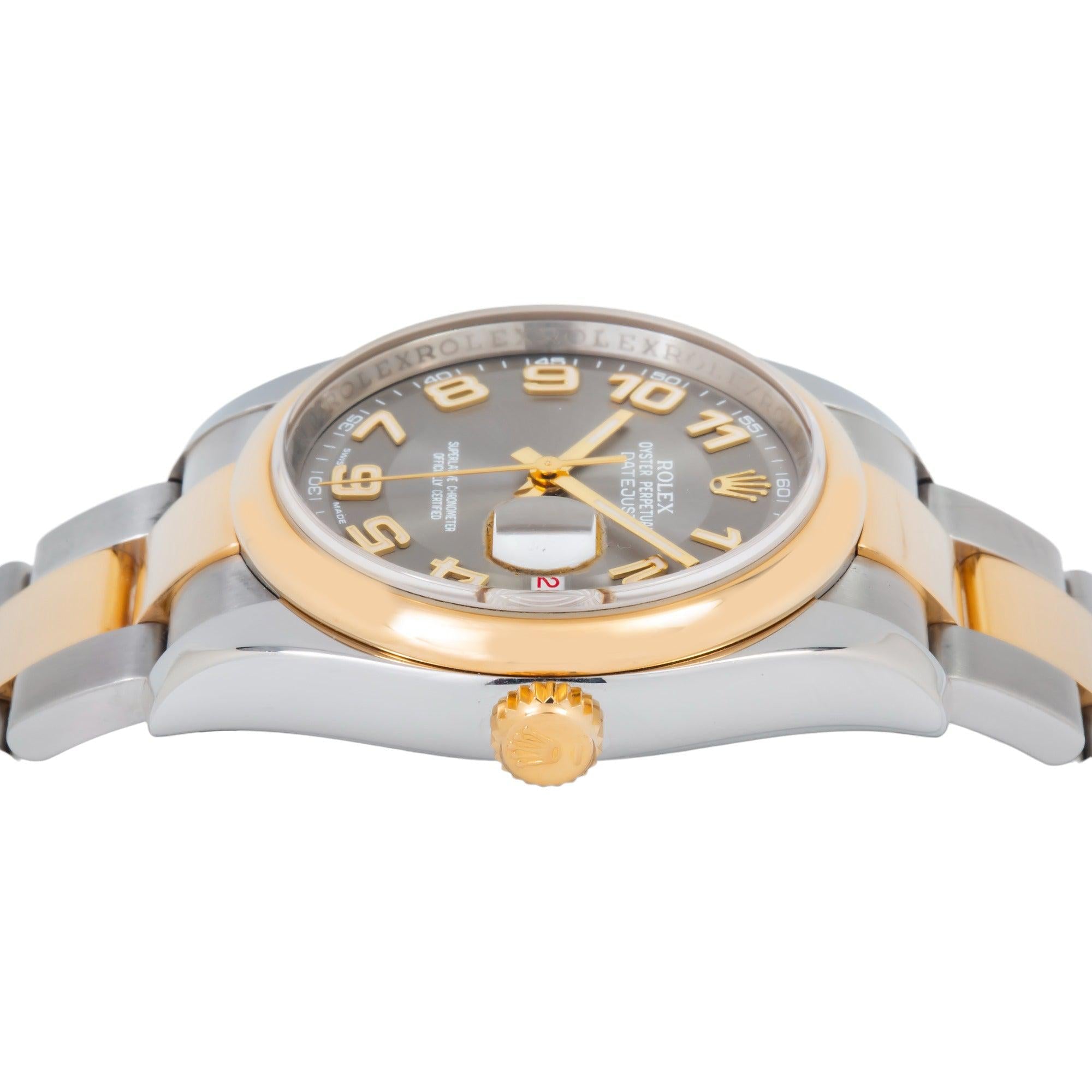 Rolex Datejust 116203 36MM Concentric Dial With Two Tone Oyster Bracelet