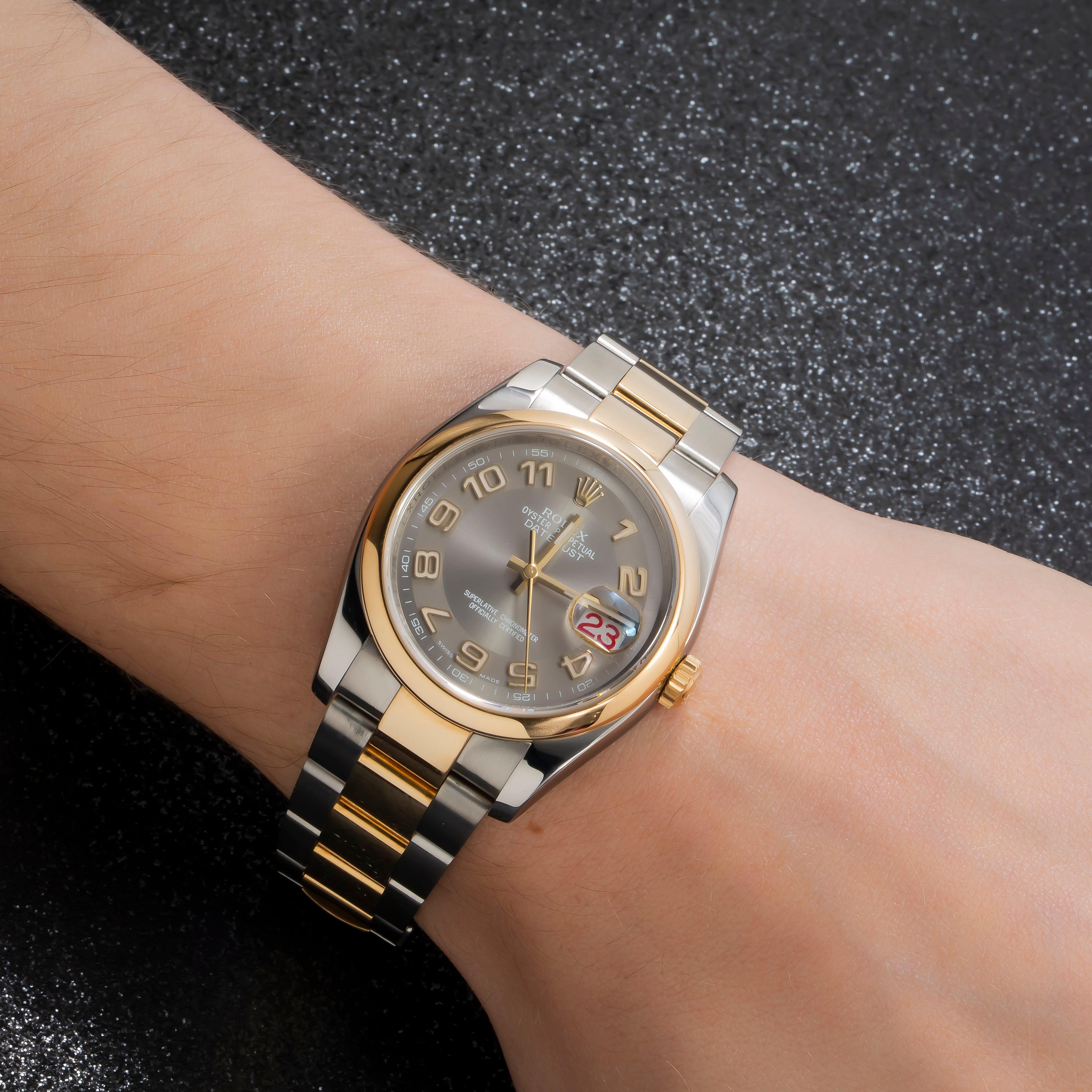 Rolex Datejust 116203 36MM Concentric Dial With Two Tone Oyster Bracelet