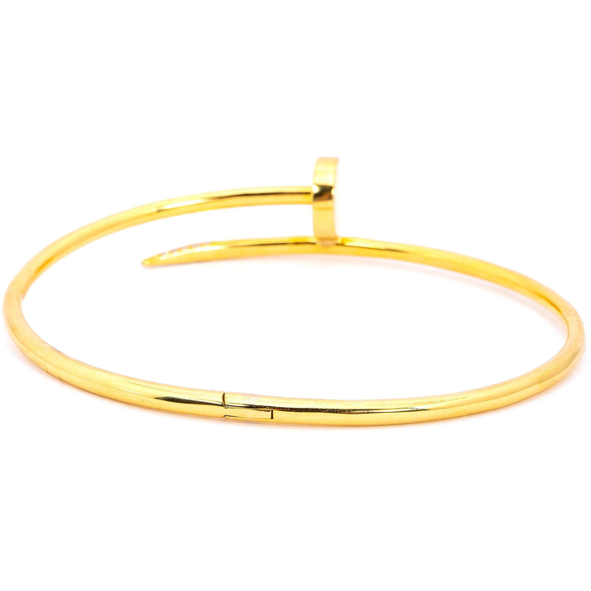 18K GOLD BRACELET 0.20 CT DIAMONDS