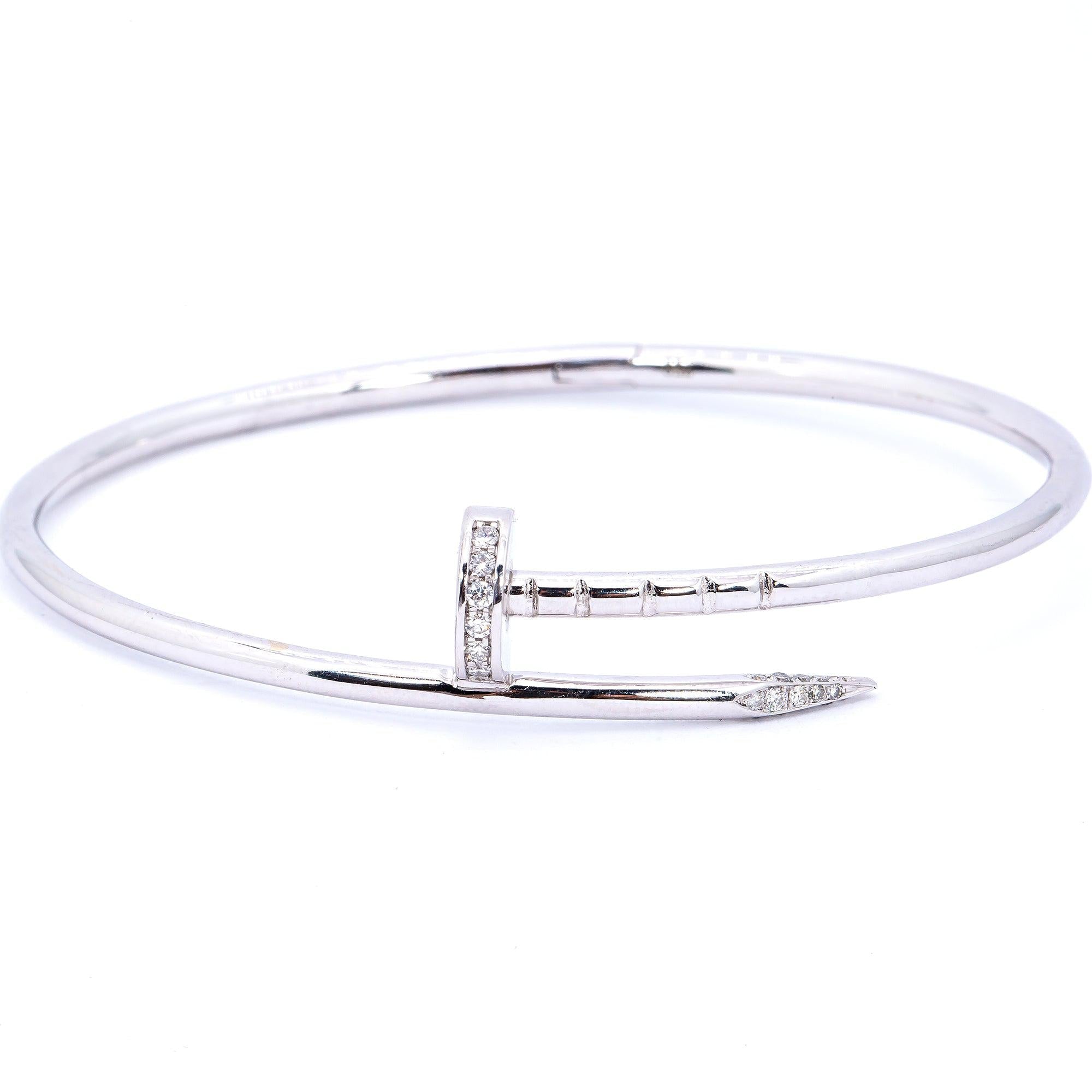 18K GOLD BRACELET 0.20 CT DIAMONDS