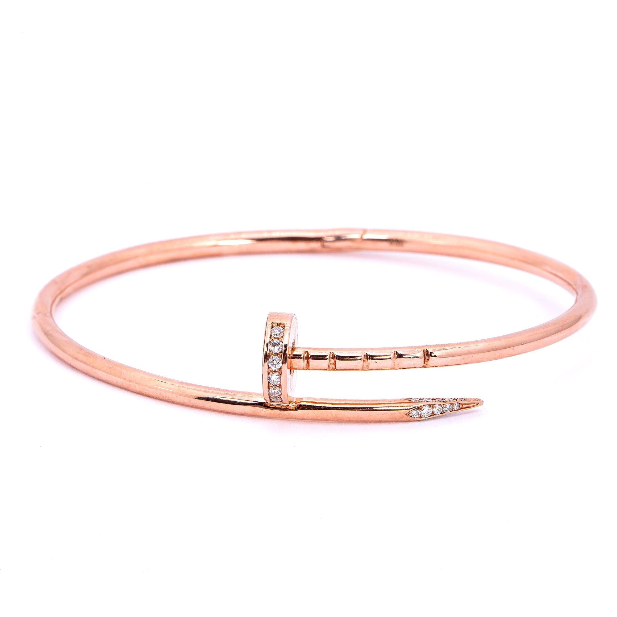 18K GOLD BRACELET 0.20 CT DIAMONDS