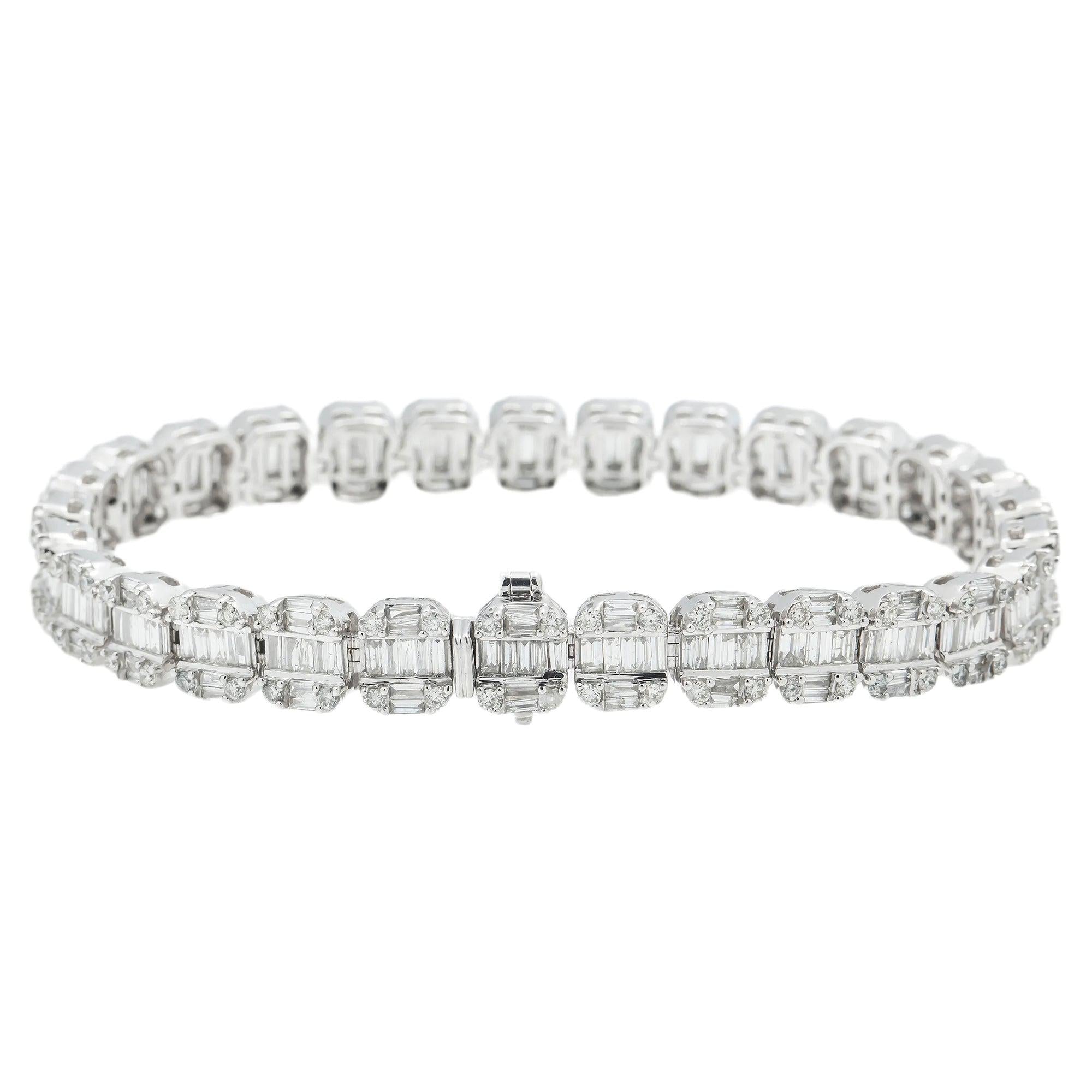 14K GOLD BRACELET WITH DIAMONDS