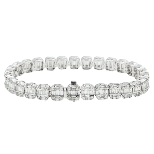 14K GOLD BRACELET WITH DIAMONDS