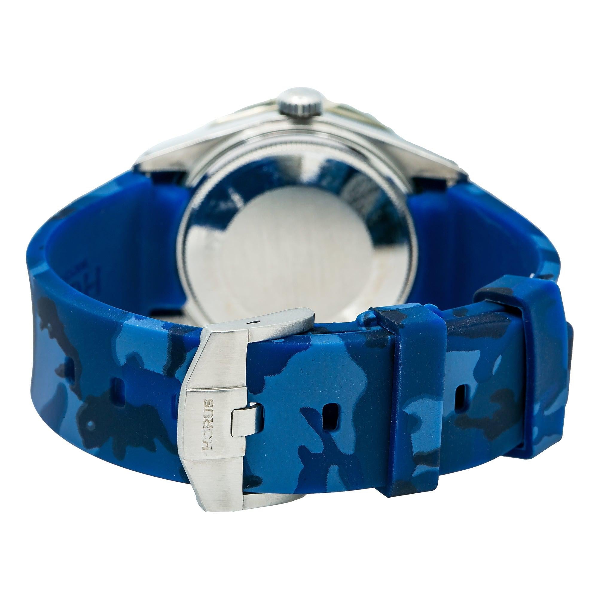 Rolex Datejust 16014 36MM Blue Diamond Dial With Rubber Bracelet