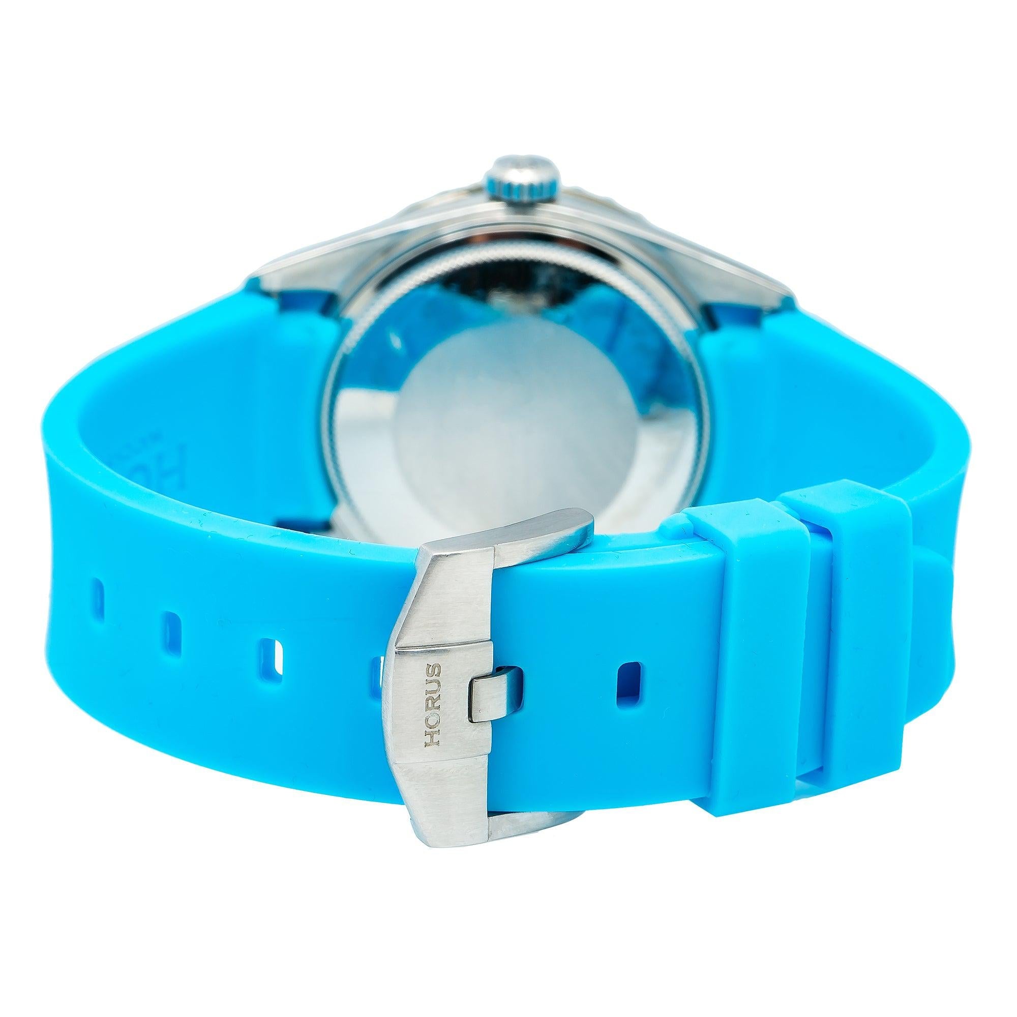 Rolex Datejust 1601 36MM Blue Roman Diamond Dial With Rubber Blue Band