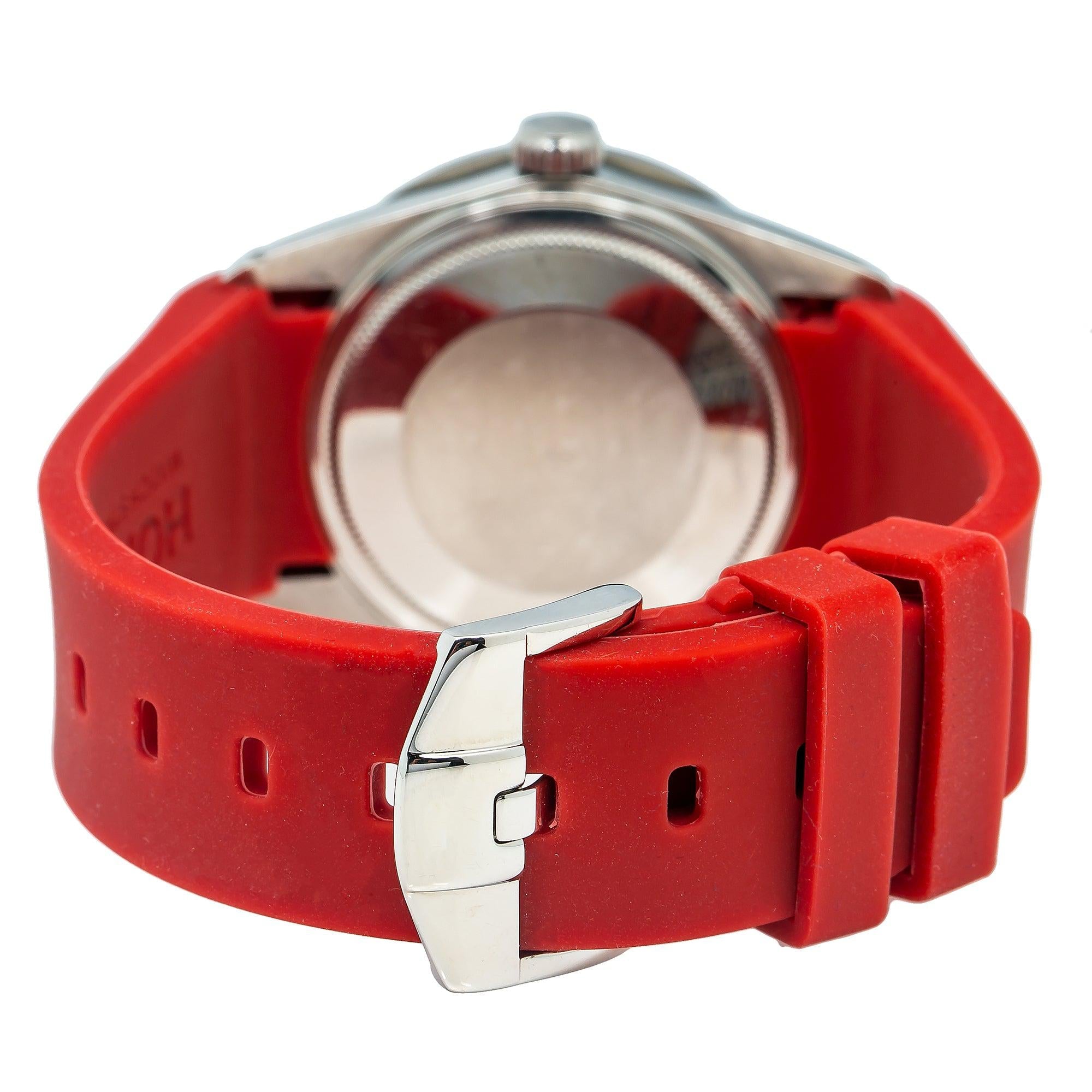 Rolex Datejust 16014 36MM Red Diamond Dial With Rubber Red Bracelet