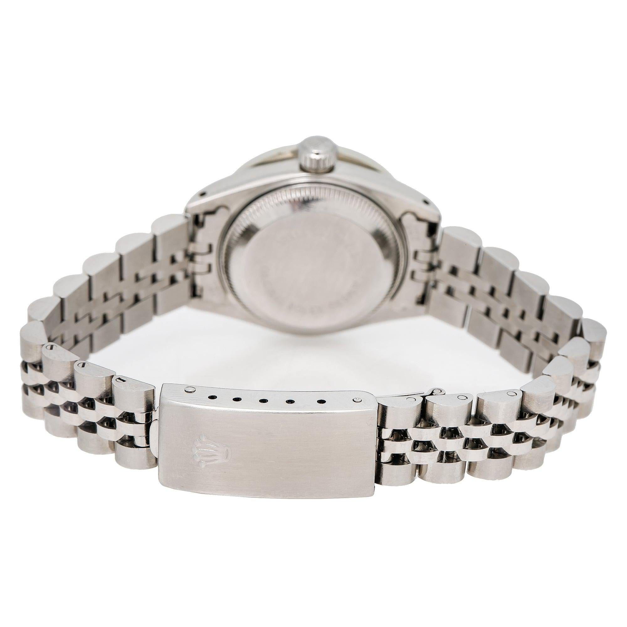 ROLEX DATEJUST 6917 26MM BLACK DIAMOND DIAL WITH JUBILEE BRACELET