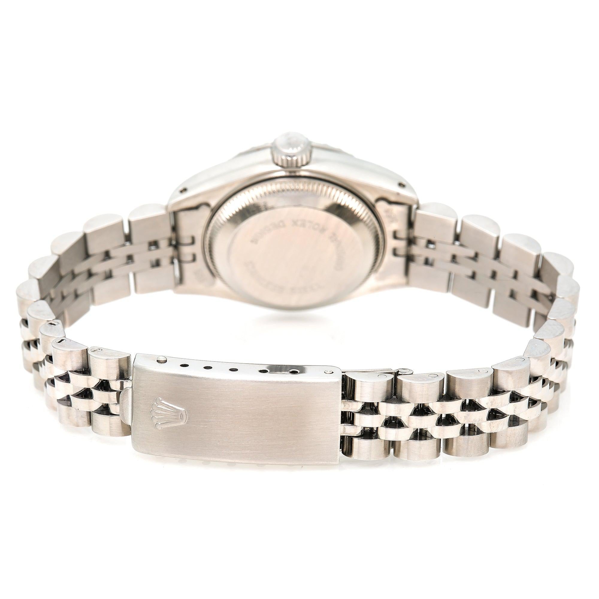 Rolex Date 26MM Silver Stick Dial With Stainless Steel Jubilee Bracelet