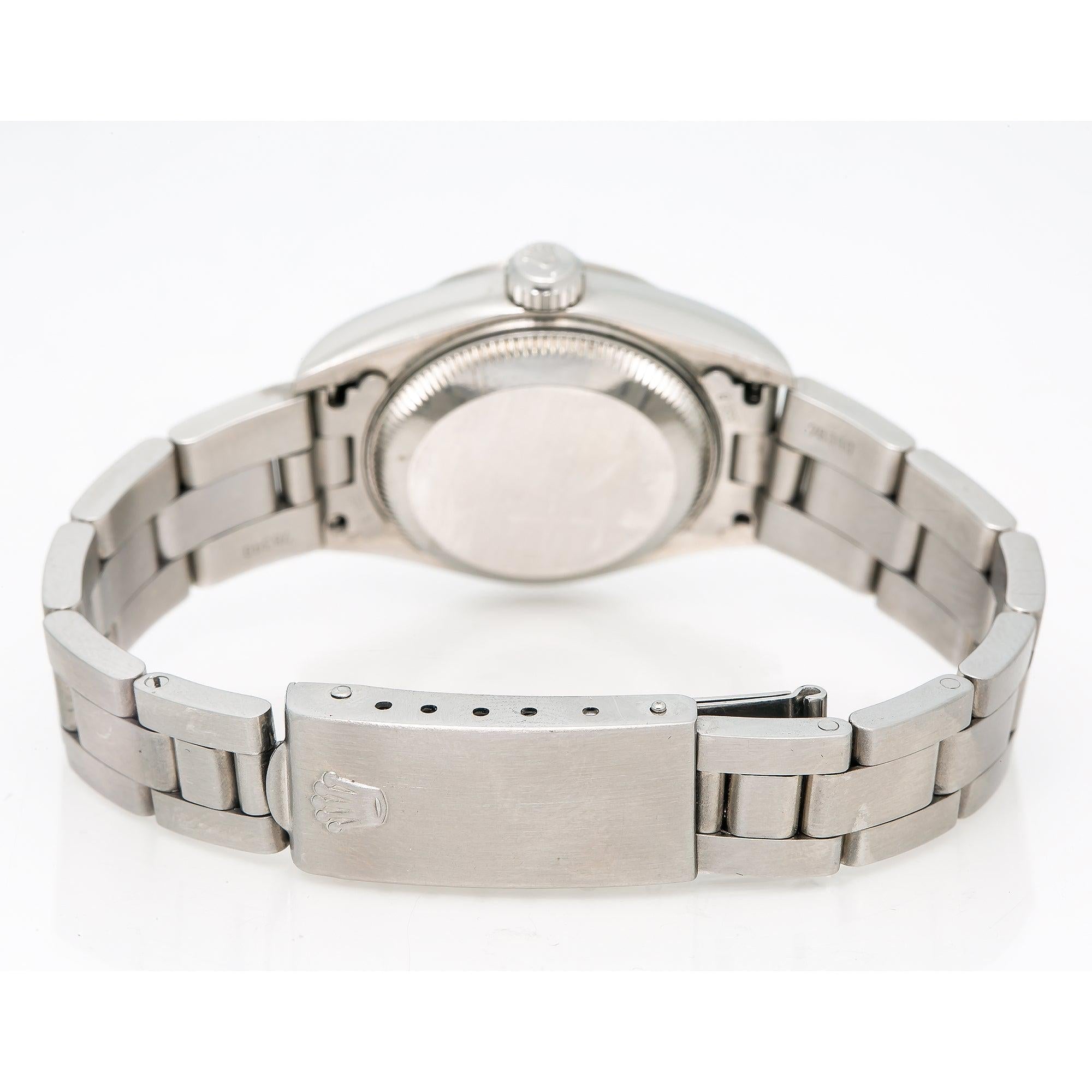 Rolex Oyster Perpetual Date 79160 26MM White Dial With Stainless Steel Bracelet