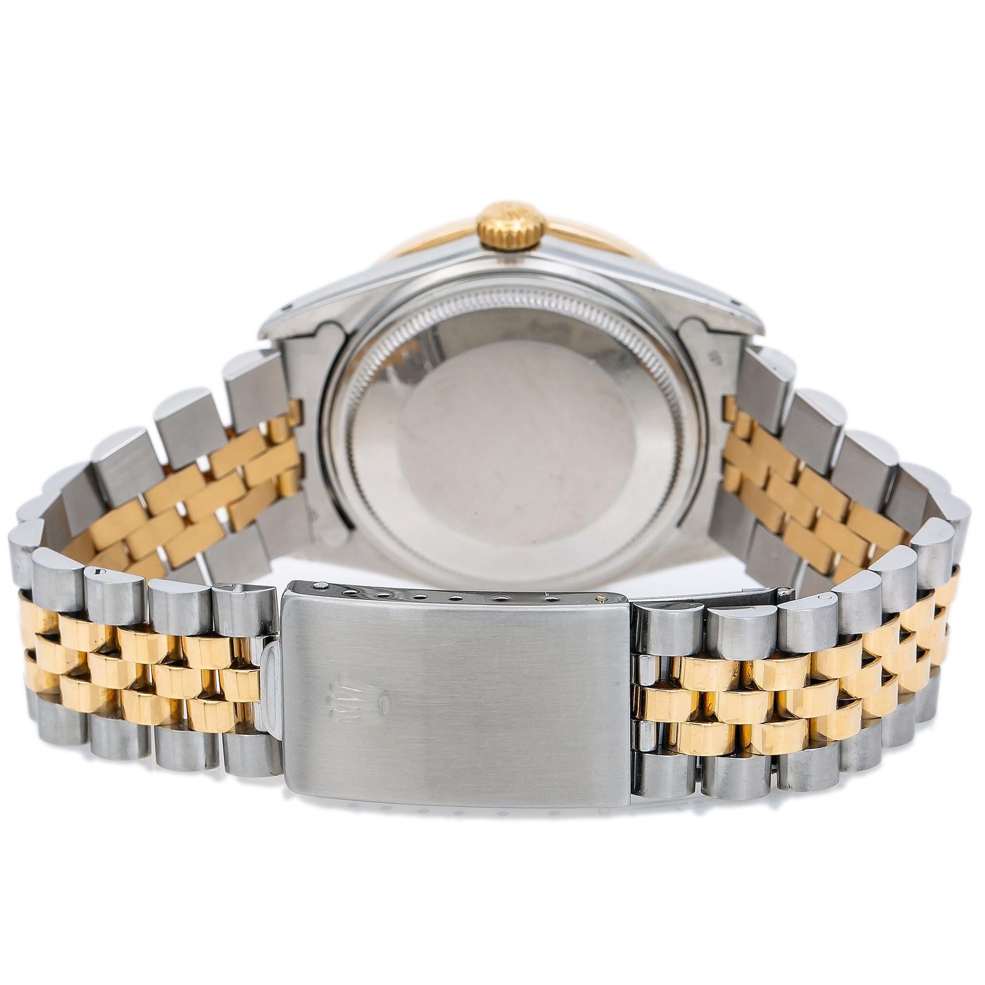 Rolex Datejust 16013 36MM Blue Diamond Dial With 2 CT Diamonds