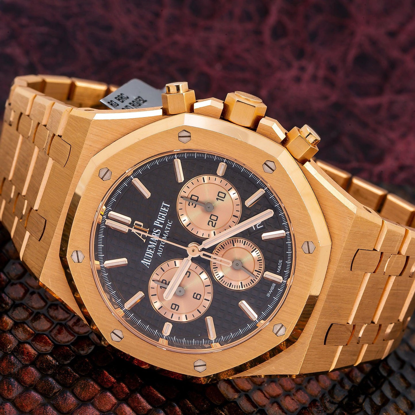 Audemars Piguet Royal Oak Chronograph 26331OR 41MM Brown Dial With Rose Gold Bracelet