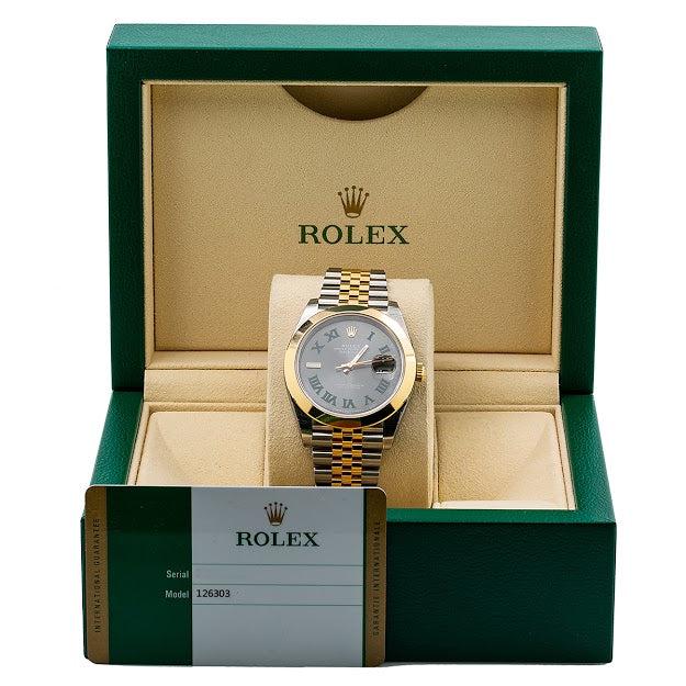 Rolex Datejust 41 126303 41MM Wimbledon Dial With Two Tone Bracelet