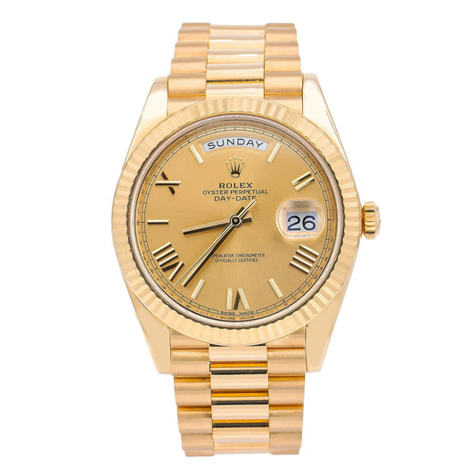 Rolex Day-Date 40 228238 40MM Champagne Dial Presidental Bracelet