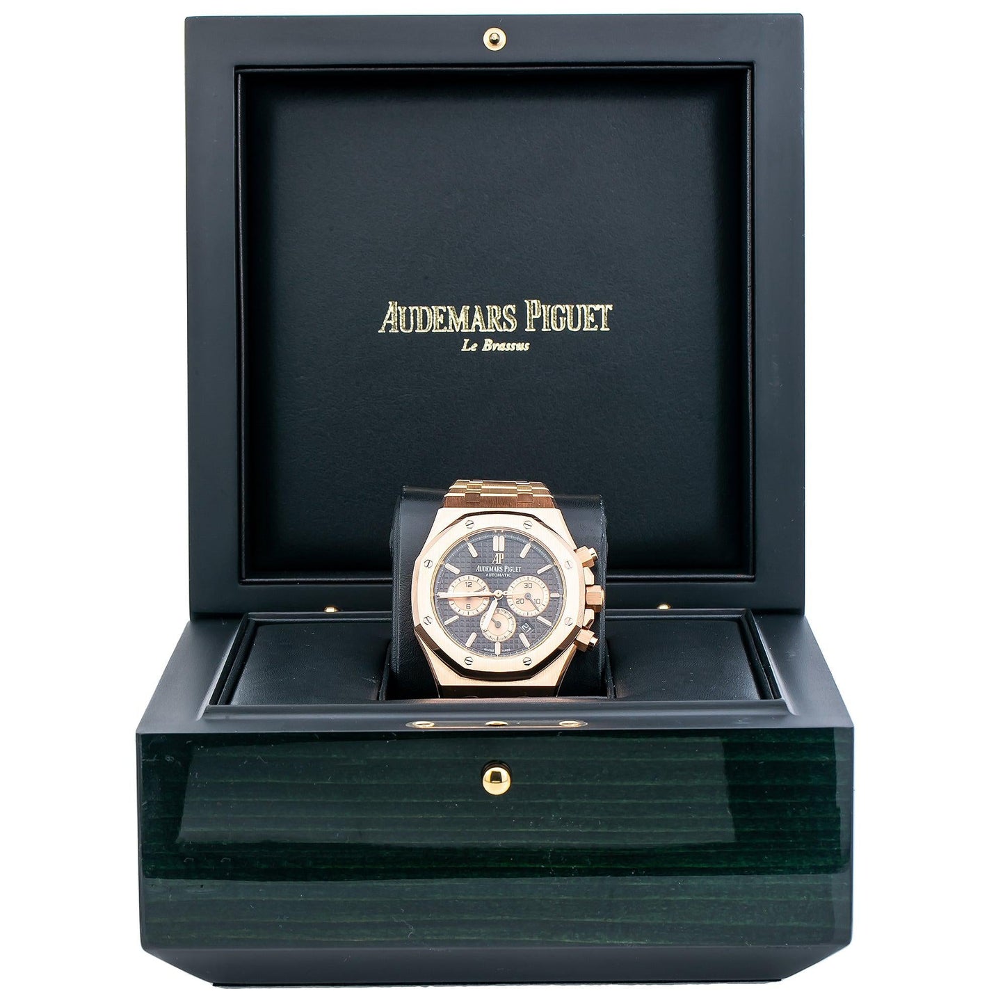 Audemars Piguet Royal Oak Chronograph 26331OR 41MM Black Dial With Rose Gold Bracelet