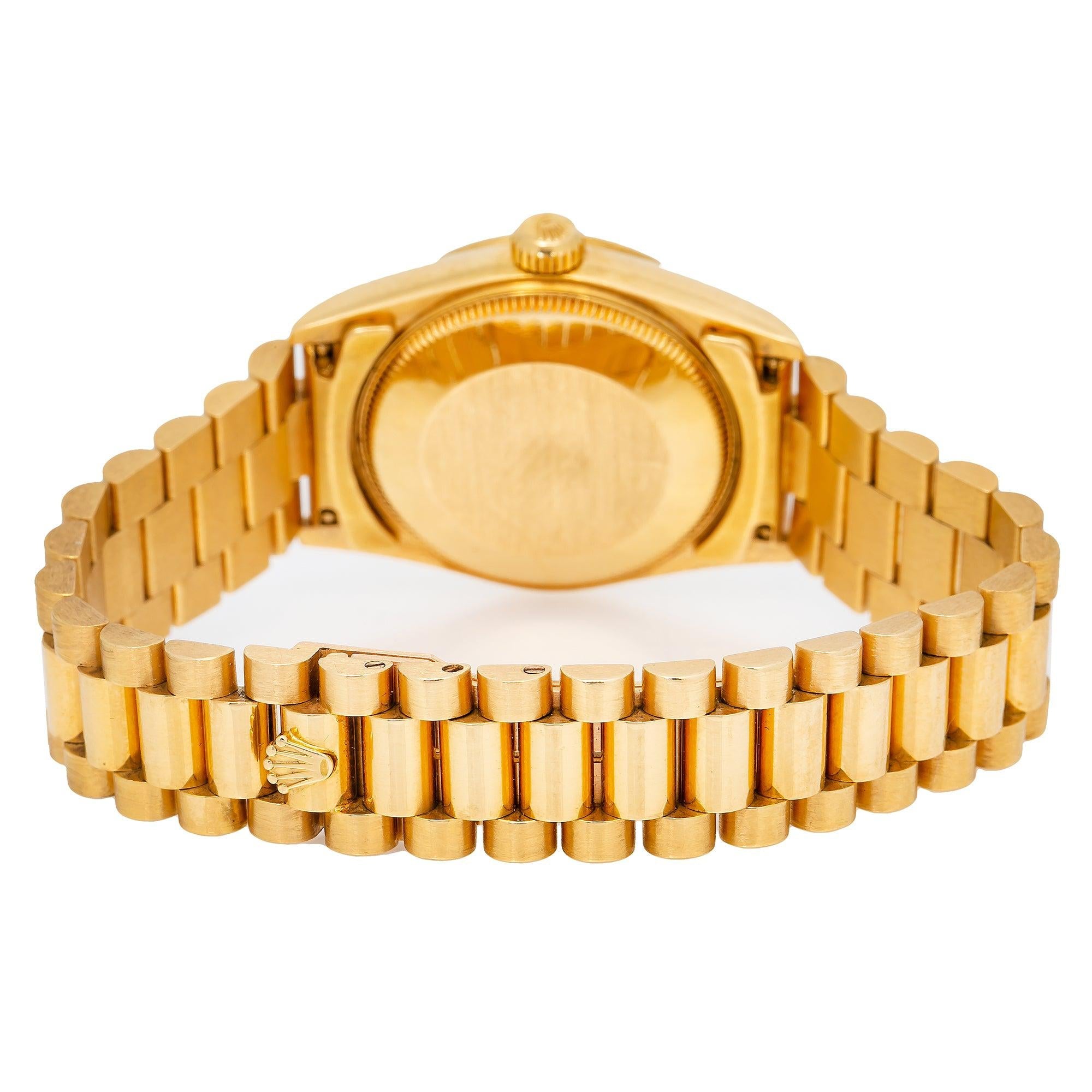 Rolex Datejust 68278 31MM White Dial With Yellow Gold President Bracelet