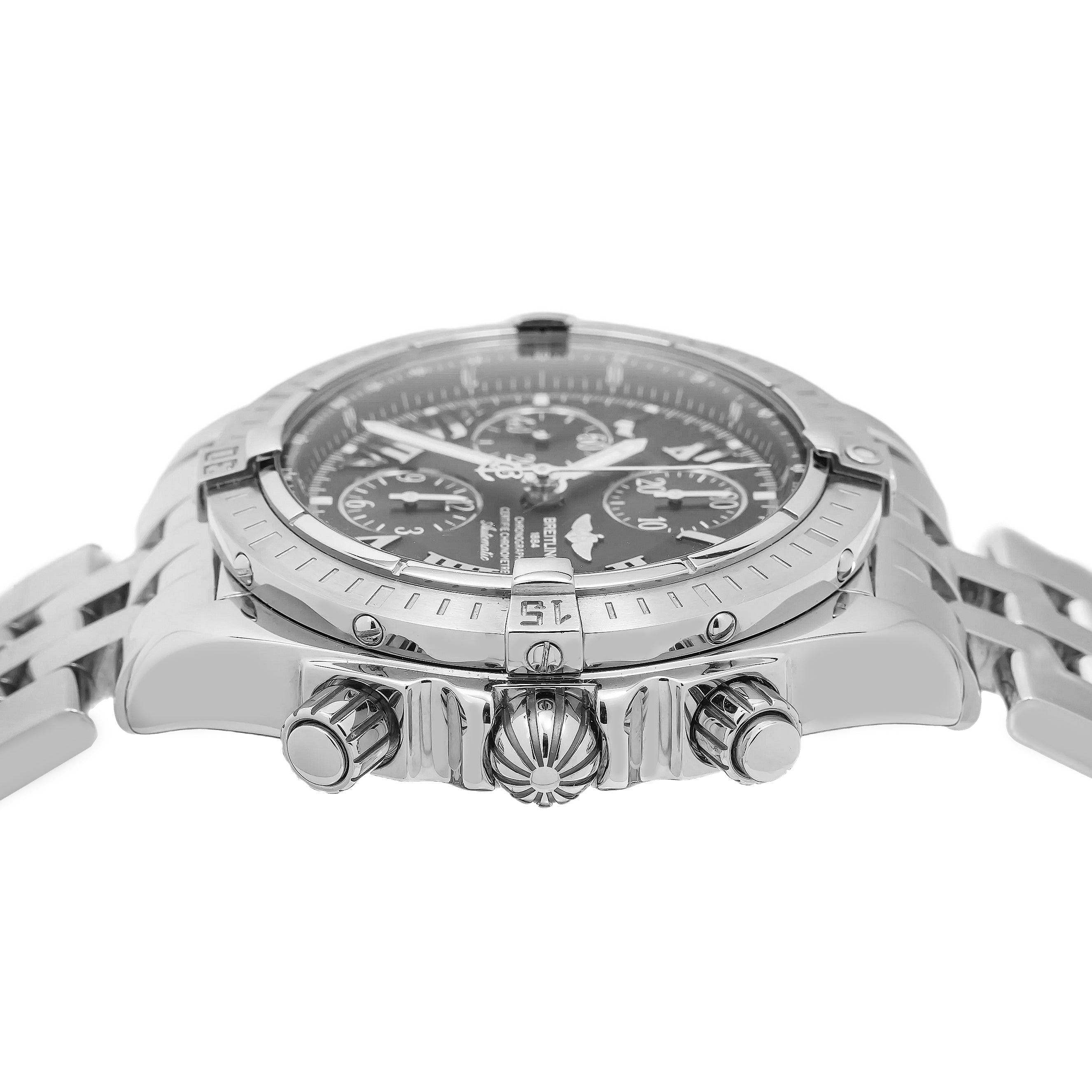 Breitling Chronomat Evolution A13356 44MM Grey Dial With Stainless Steel Bracelet