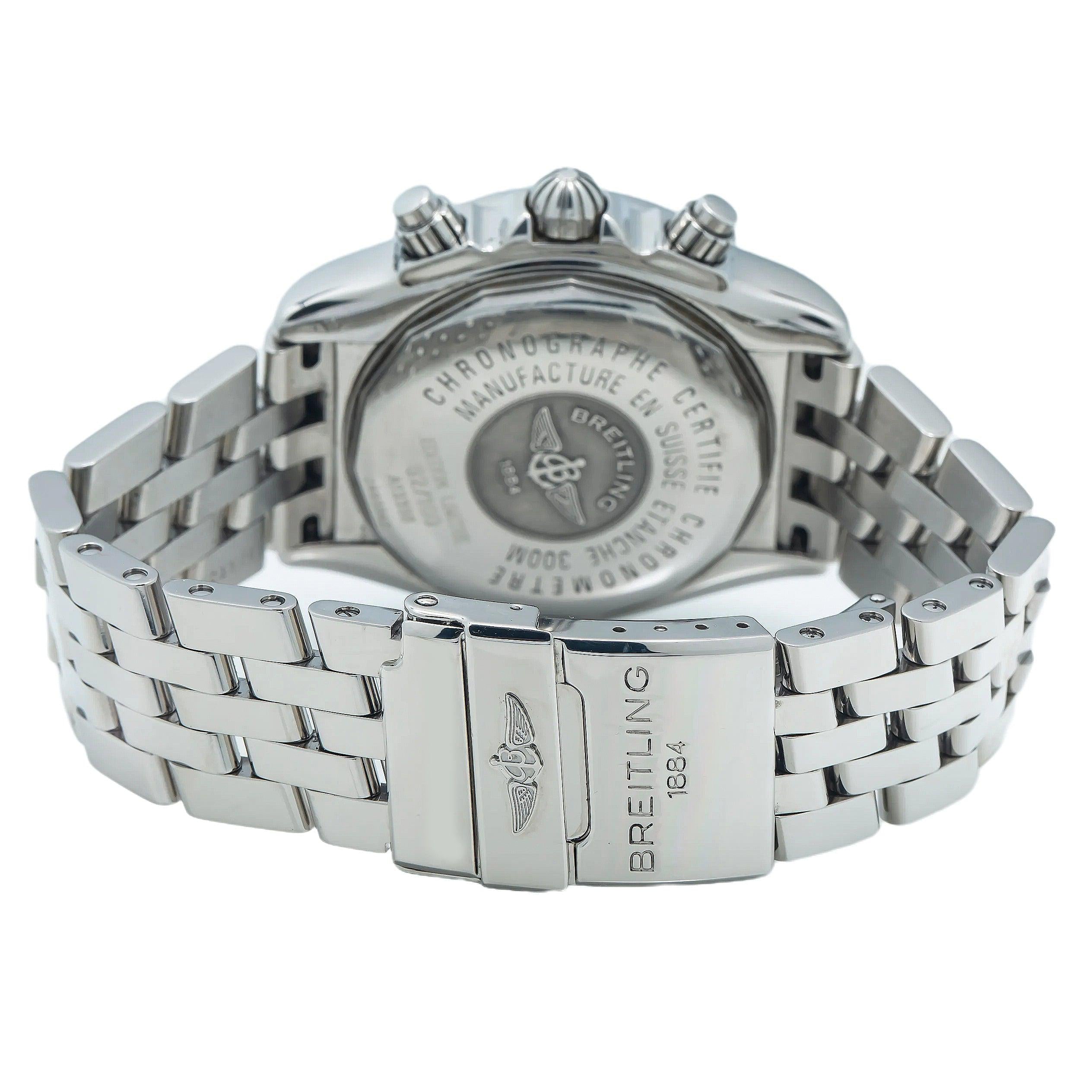 Breitling Chronomat Evolution A13356 44MM Chocolate Dial With Stainless Steel Bracelet