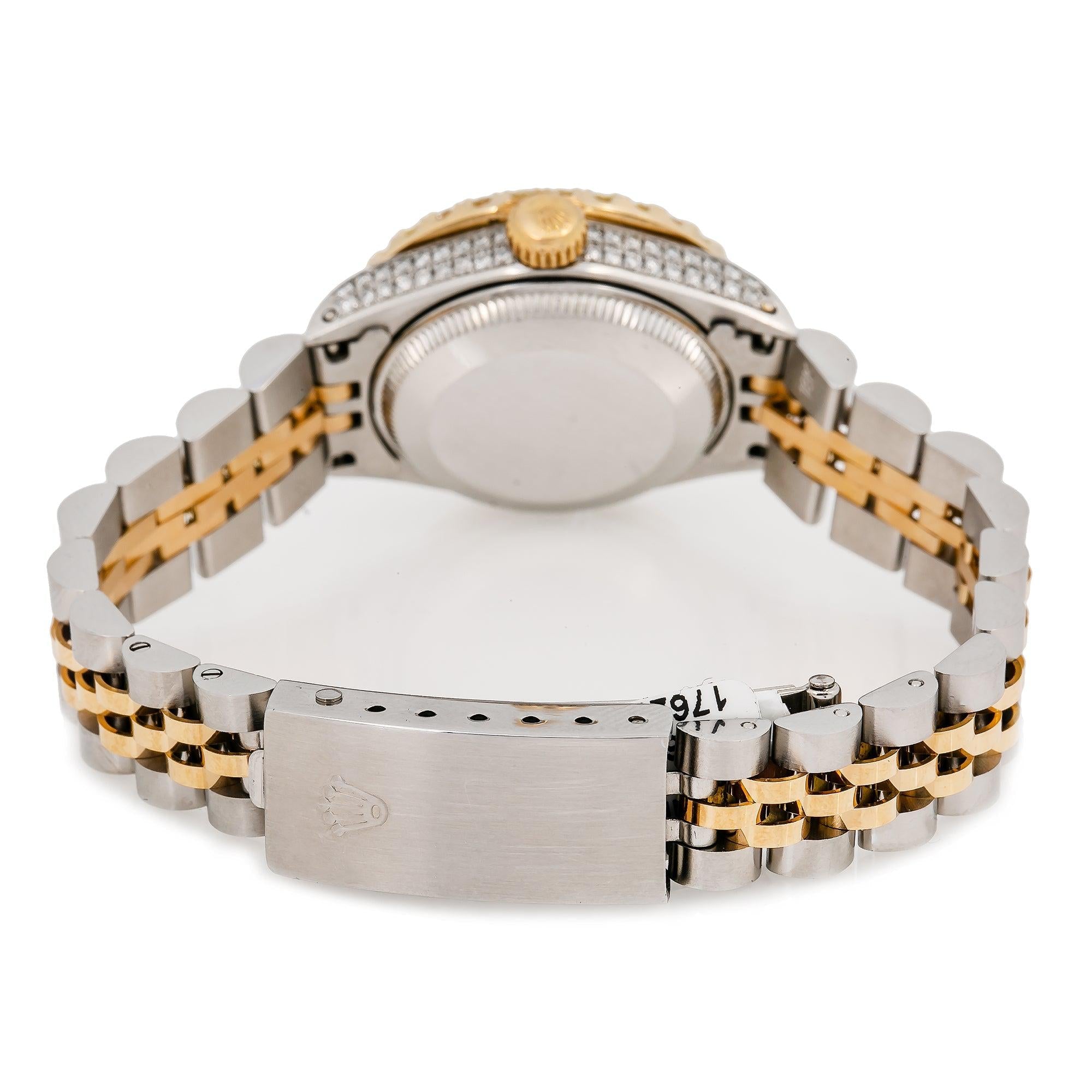 Rolex Datejust 6916  26MM Red Diamond  With 2.25 CT Diamonds