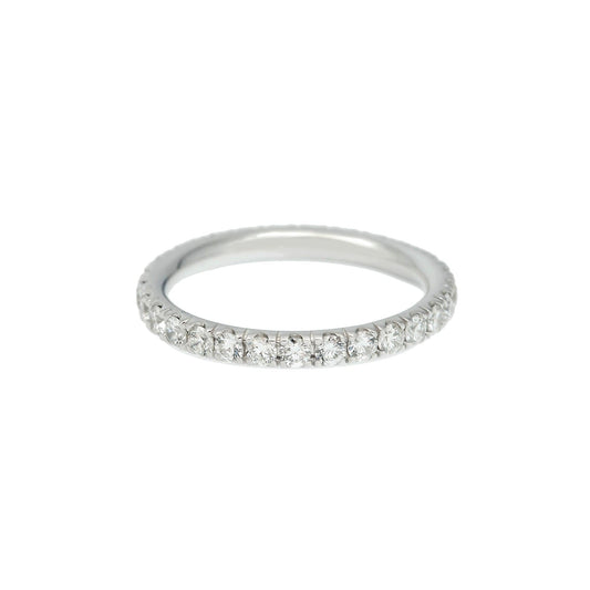 14K GOLD DIAMOND ETERNITY BAND RING 0.98 CT