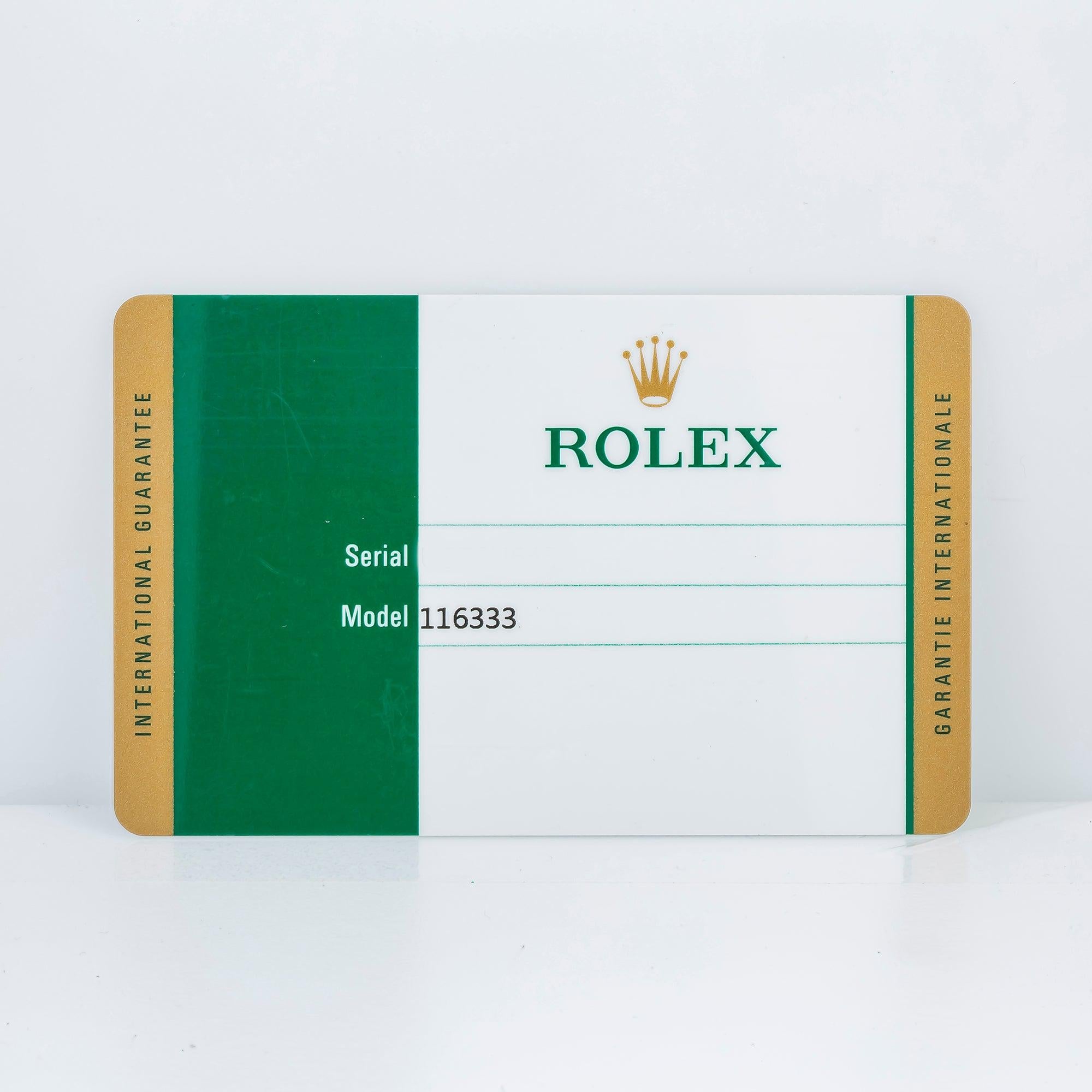 Rolex Datejust II 116333 41MM White Diamond Dial With Two Tone Oyster Bracelet