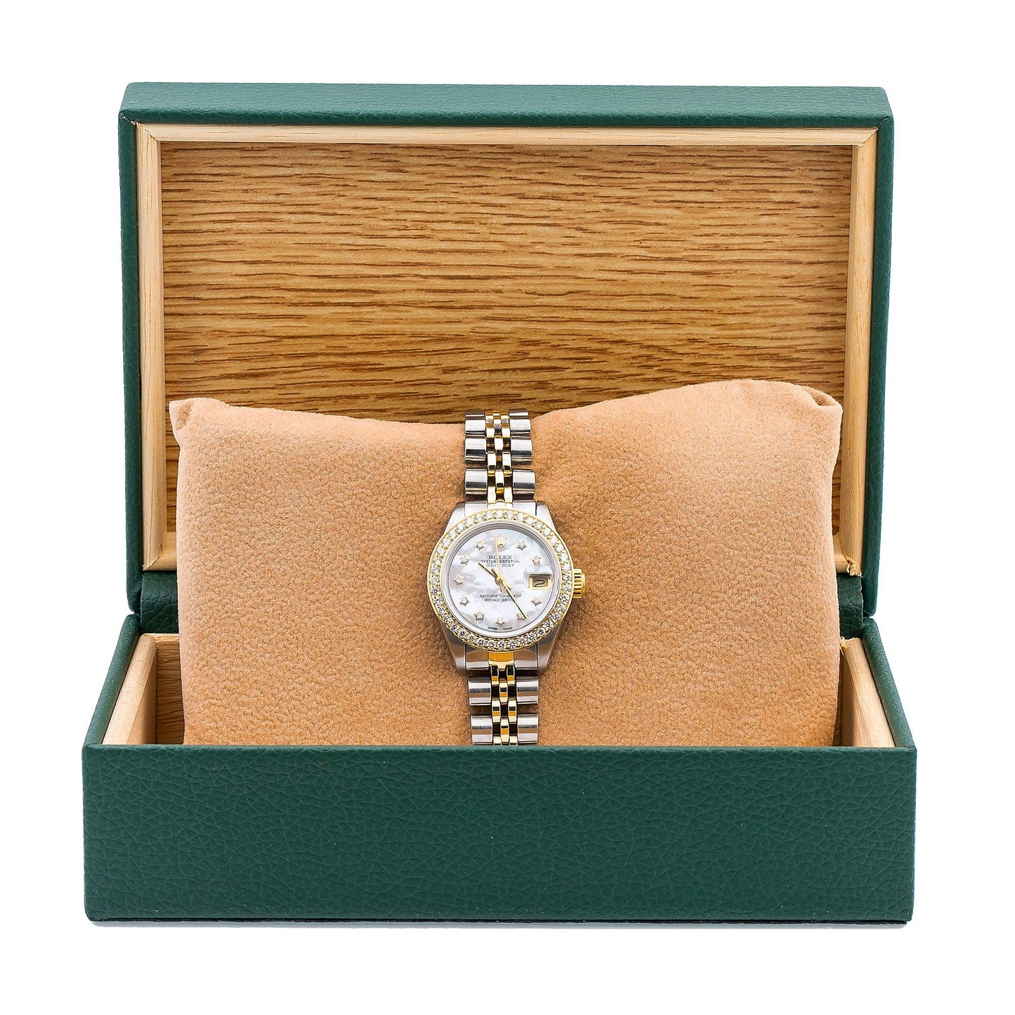 Rolex Lady-Datejust 6917 26MM White Diamond Dial With 0.90 CT Diamonds