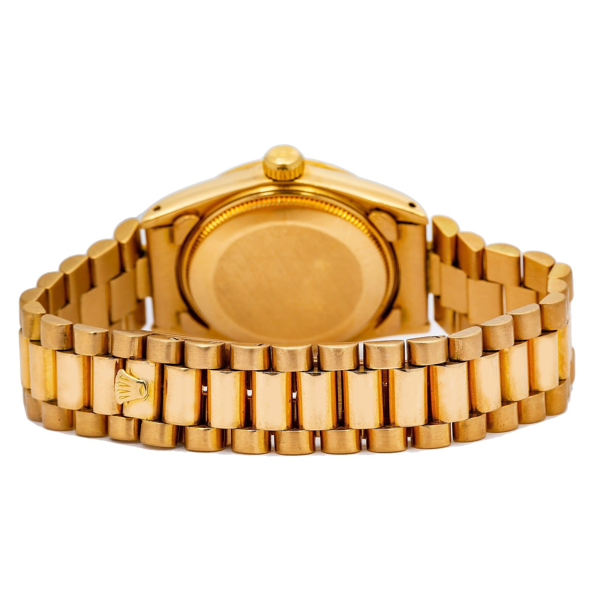 Rolex Datejust 68278 31MM Blue Dial With Yellow Gold Bracelet