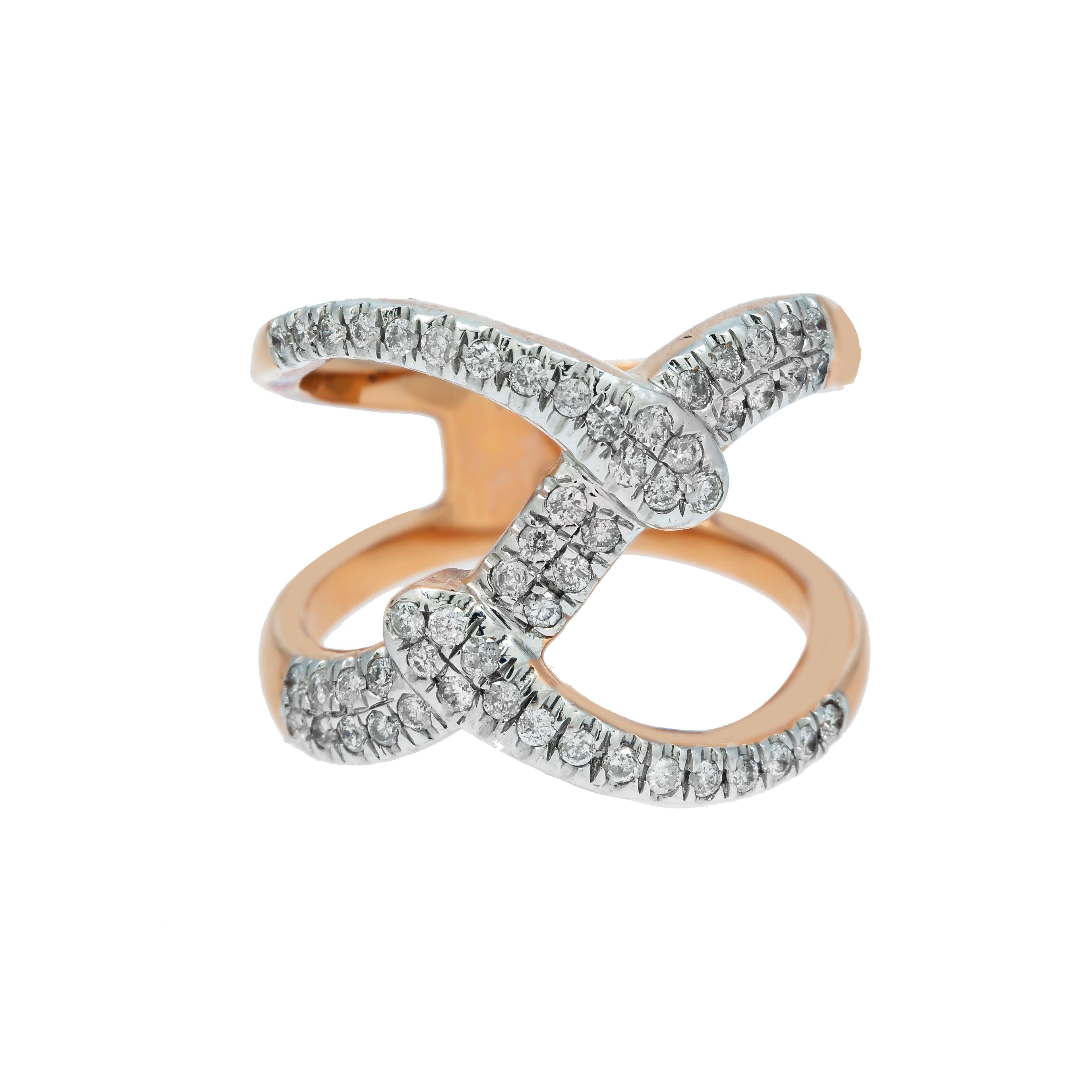 14K GOLD DIAMOND DESIGNER RING 1.60 CT