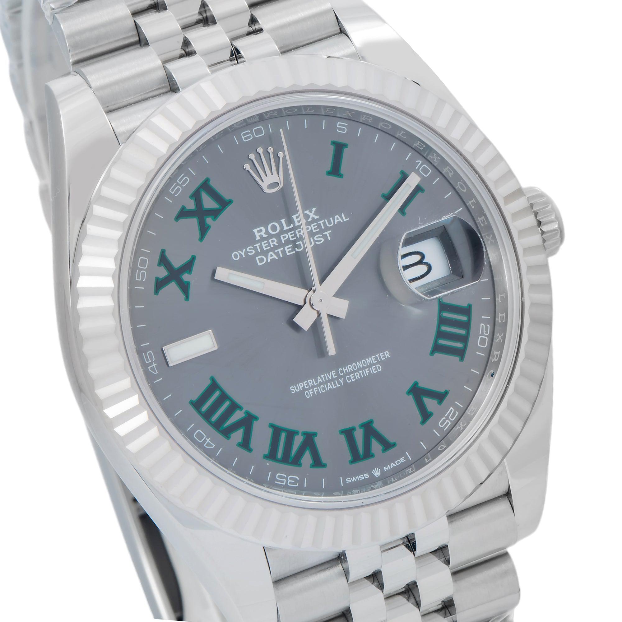Rolex Datejust 126334 41MM Wimbledon Dial With Jubilee Bracelet