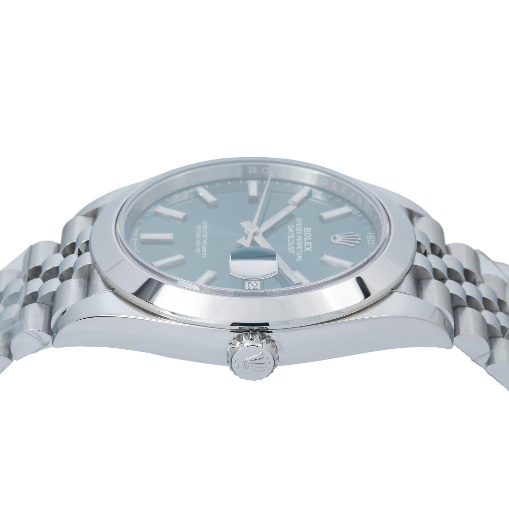 Rolex Datejust 126300 41MM Green Dial With Stainless Steel Jubilee Bracelet