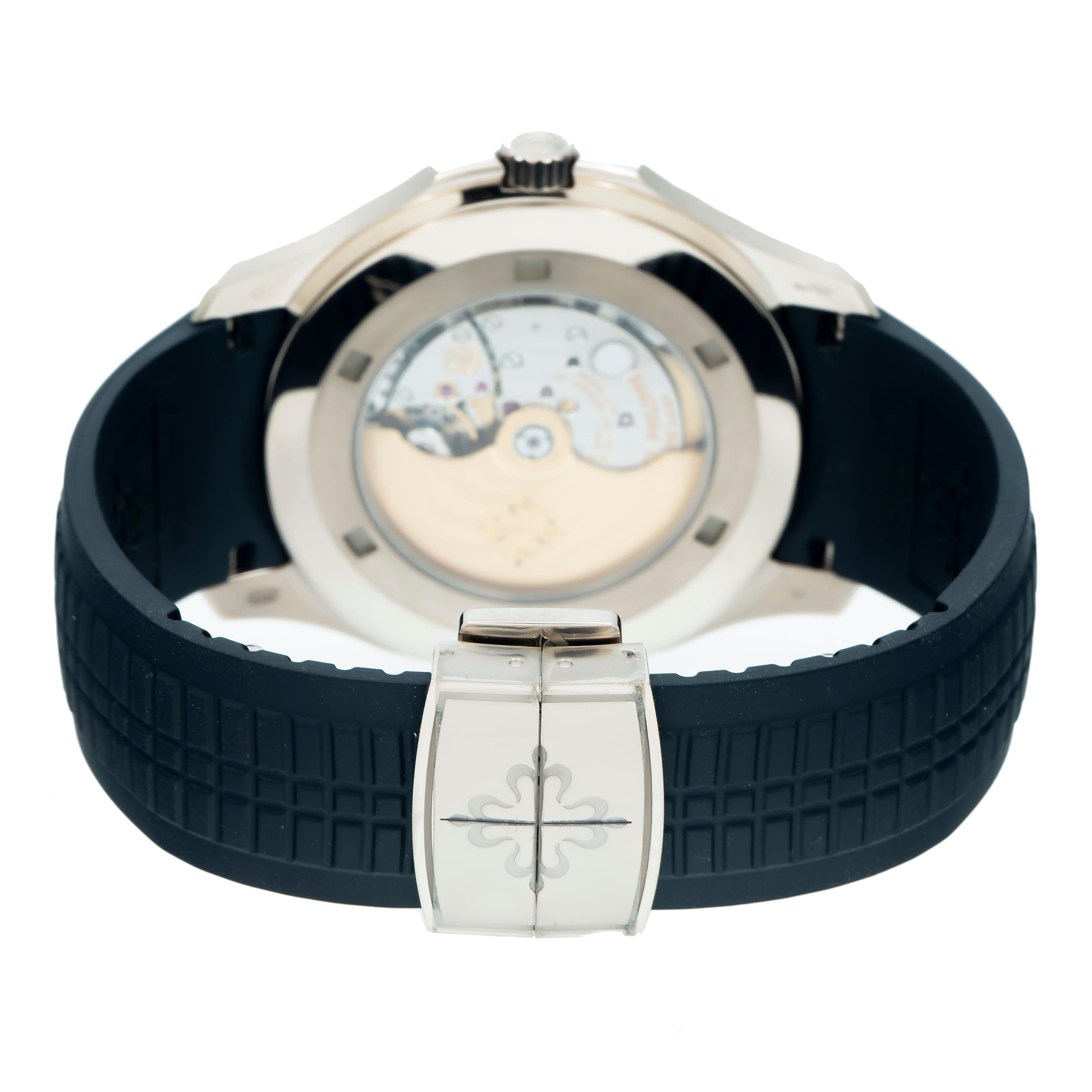 Patek Philippe Aquanaut 5168G 42.2MM Blue Dial With Blue Composite Strap