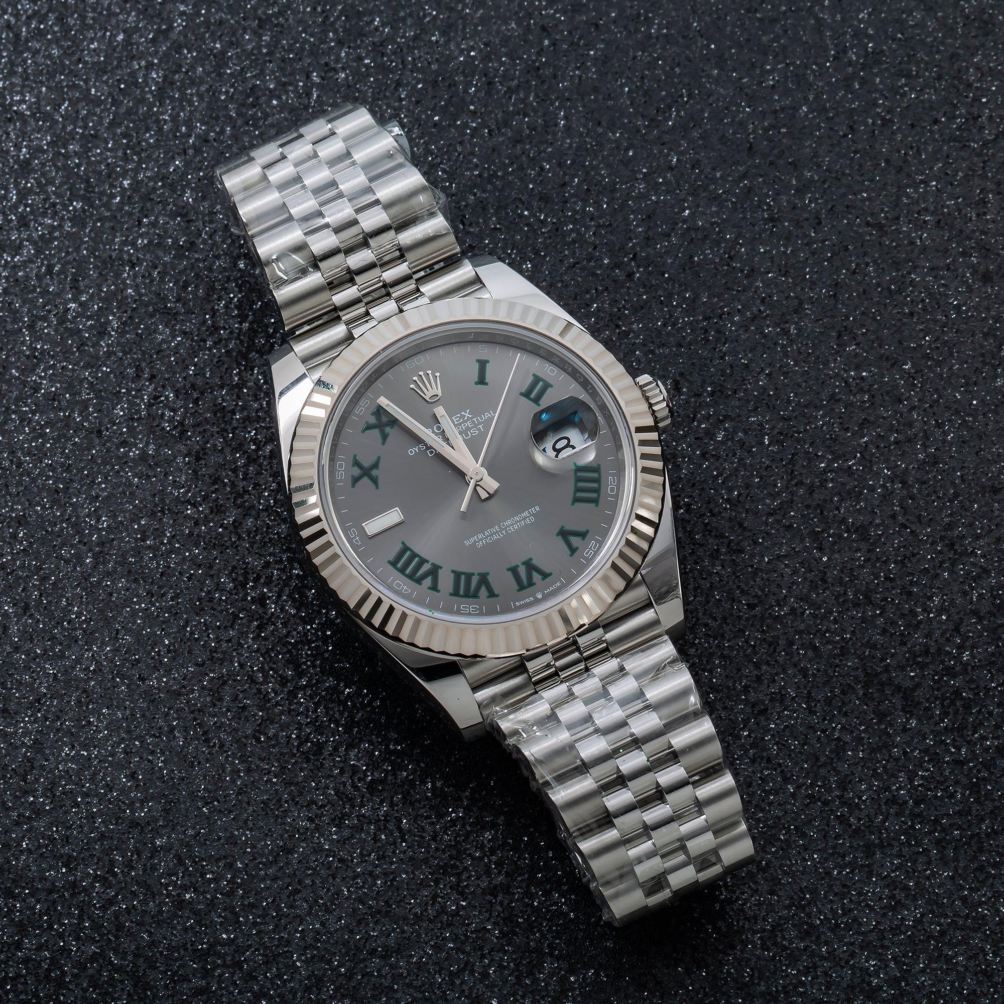 Rolex Datejust 126334 41MM Wimbledon Dial With Jubilee Bracelet
