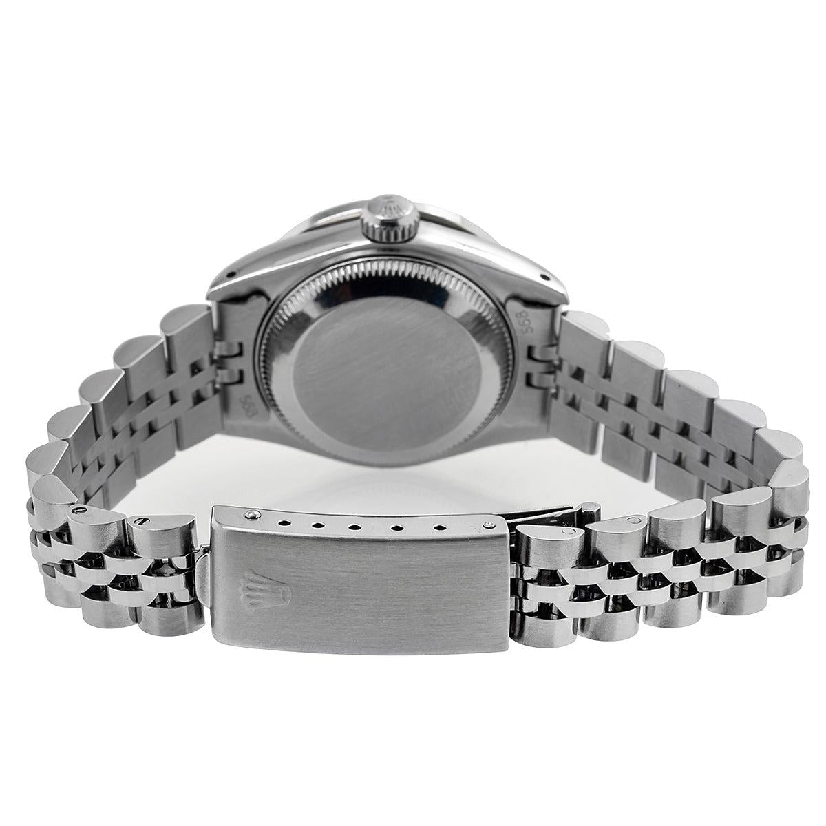 Rolex Datejust Ladies Diamond Watch, 26mm, Black Diamond Dial And Diamond Bezel 1.2 CT Of Diamonds