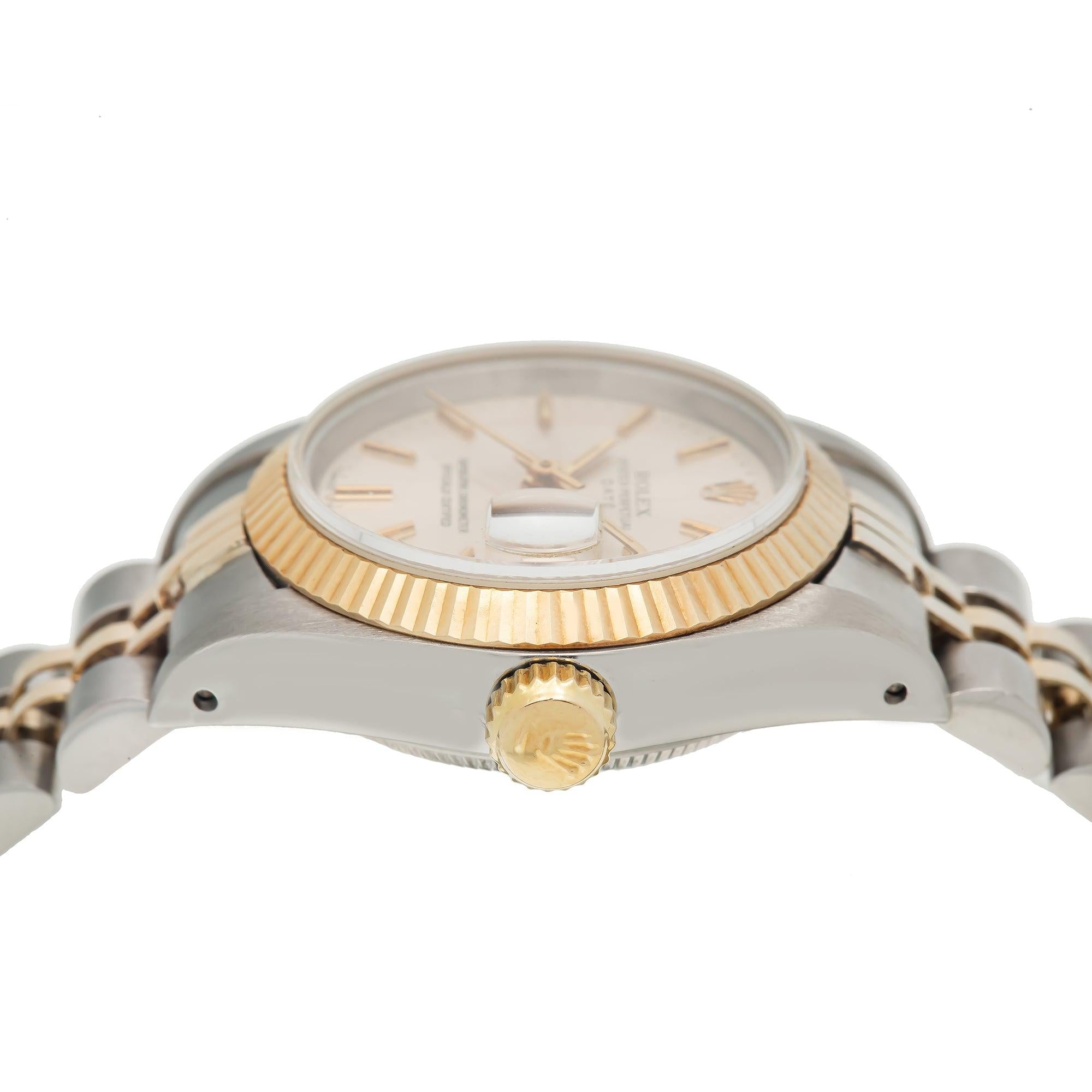 Rolex Datejust 69173 26MM Silver Dial With Two Tone Jubilee Bracelet