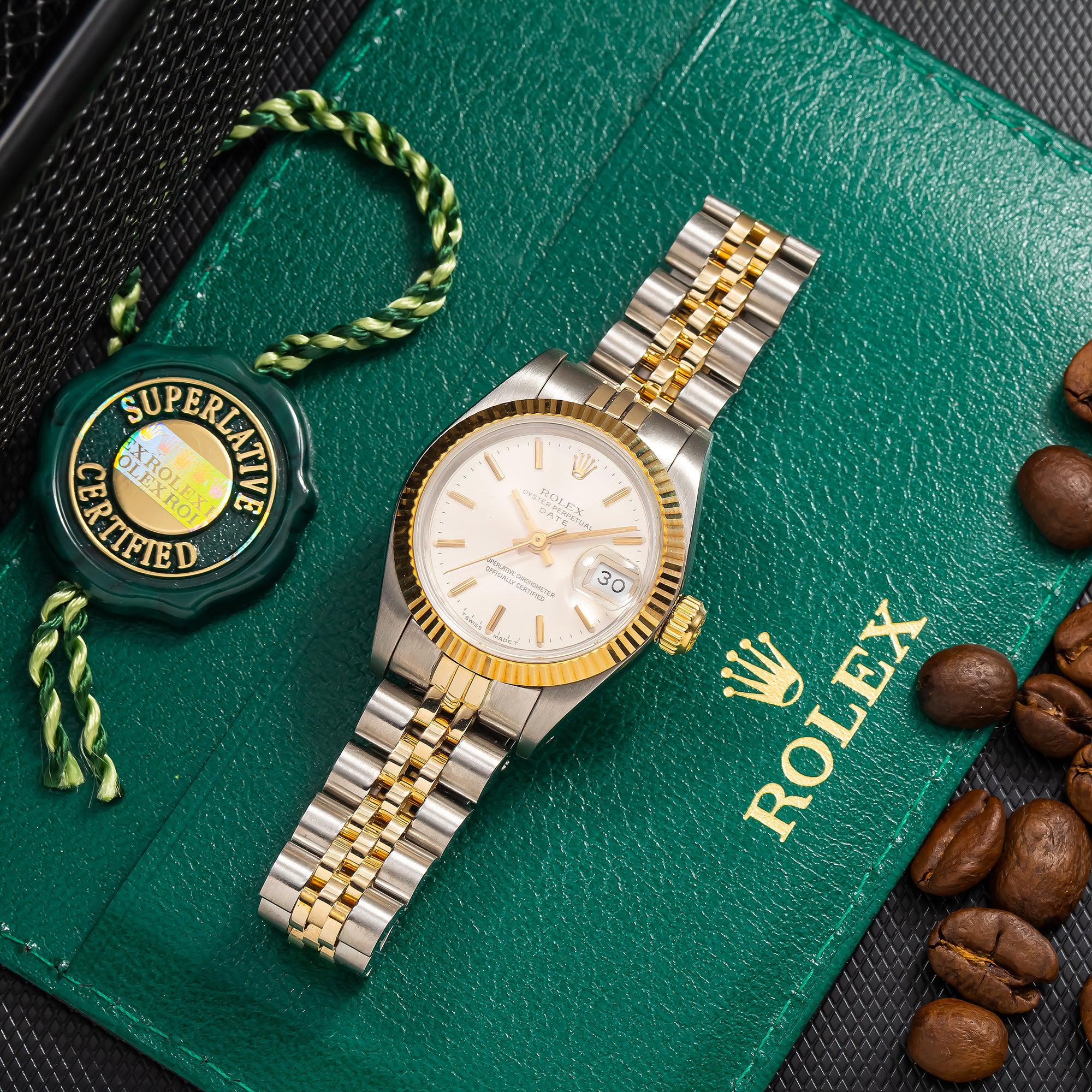 Rolex Datejust 69173 26MM Silver Dial With Two Tone Jubilee Bracelet