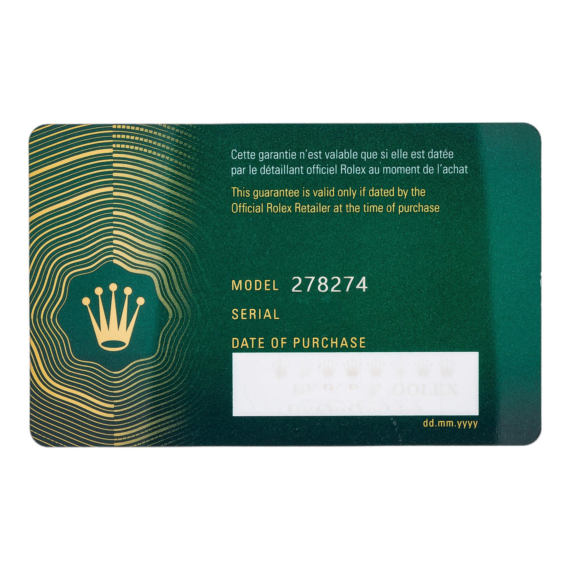 Rolex Datejust 278274 31MM Pink Roman Dial With White Gold Fluted Bezel And Jubilee Bracelet