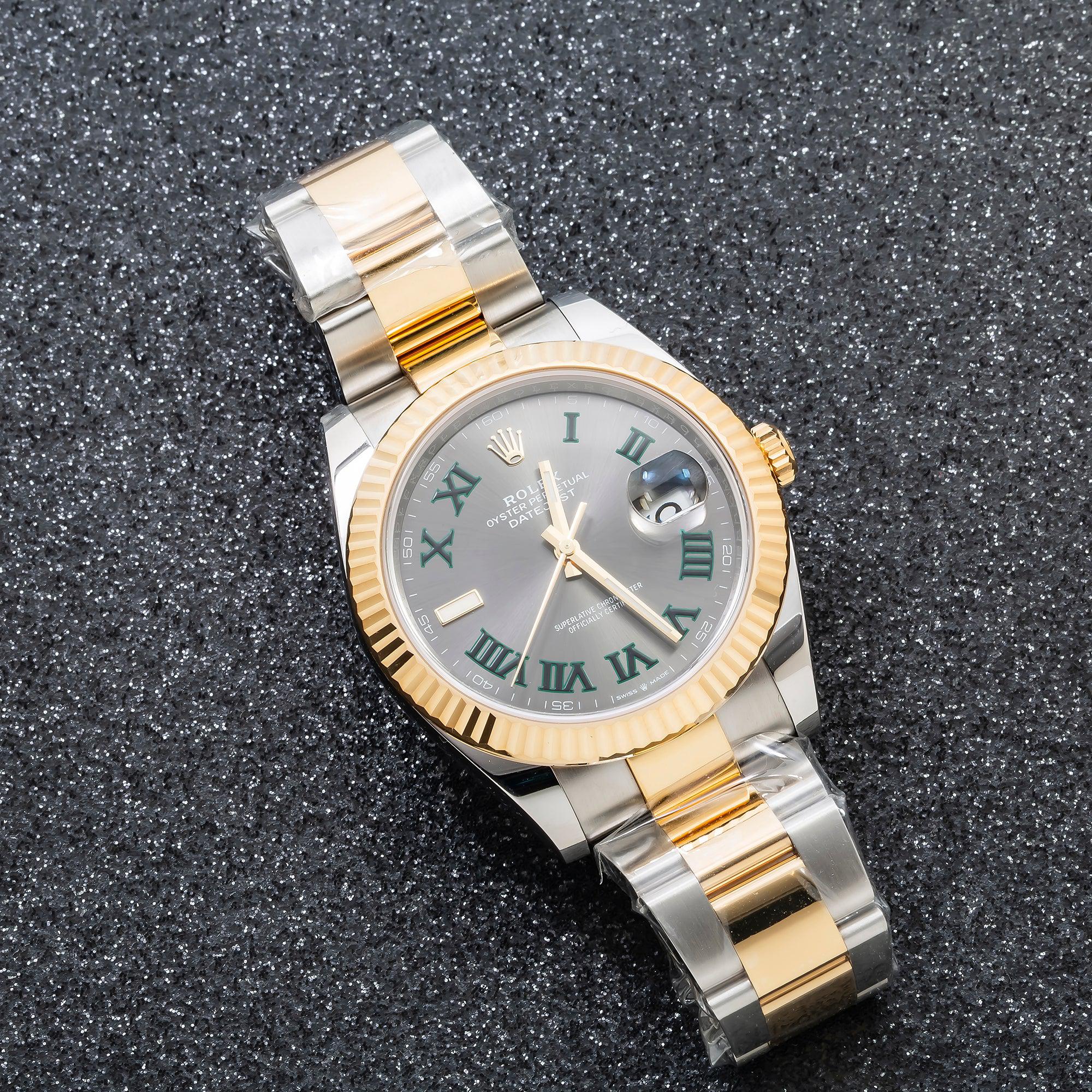 Rolex Datejust 126333 41MM Wimbledon Dial With Two Tone Oyster Bracelet