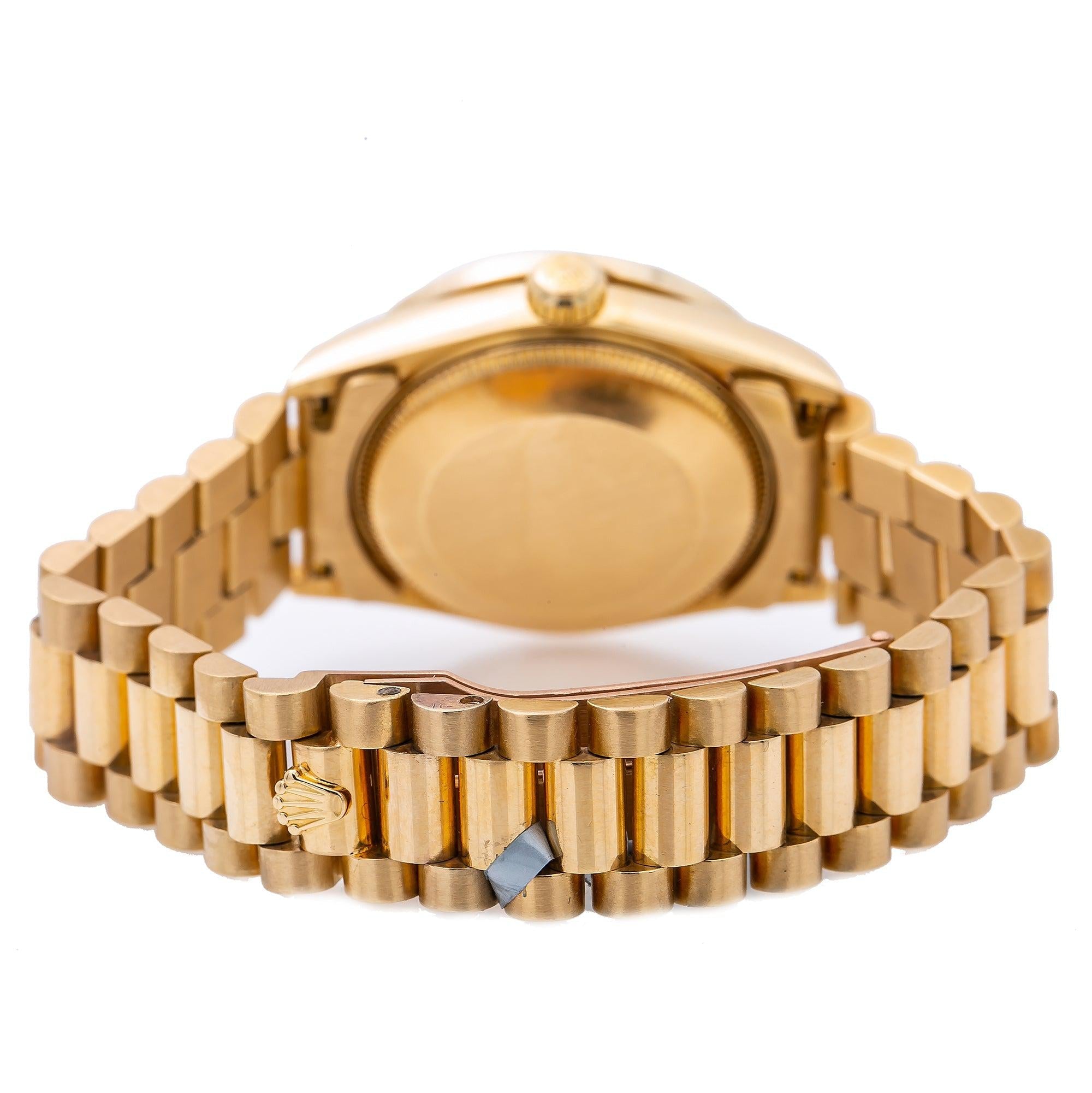 Rolex Datejust 68278 31MM Yellow Gold Diamond Dial With 2.50 CT Diamonds