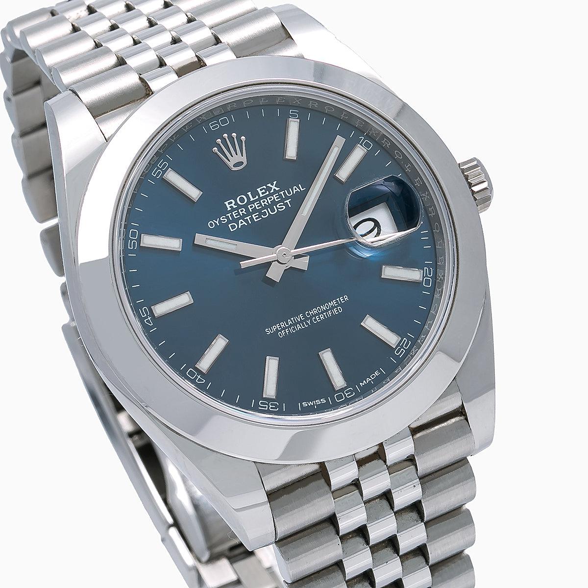 Rolex Datejust 126300 41MM Blue Dial With Stainless Steel Jubilee Bracelet