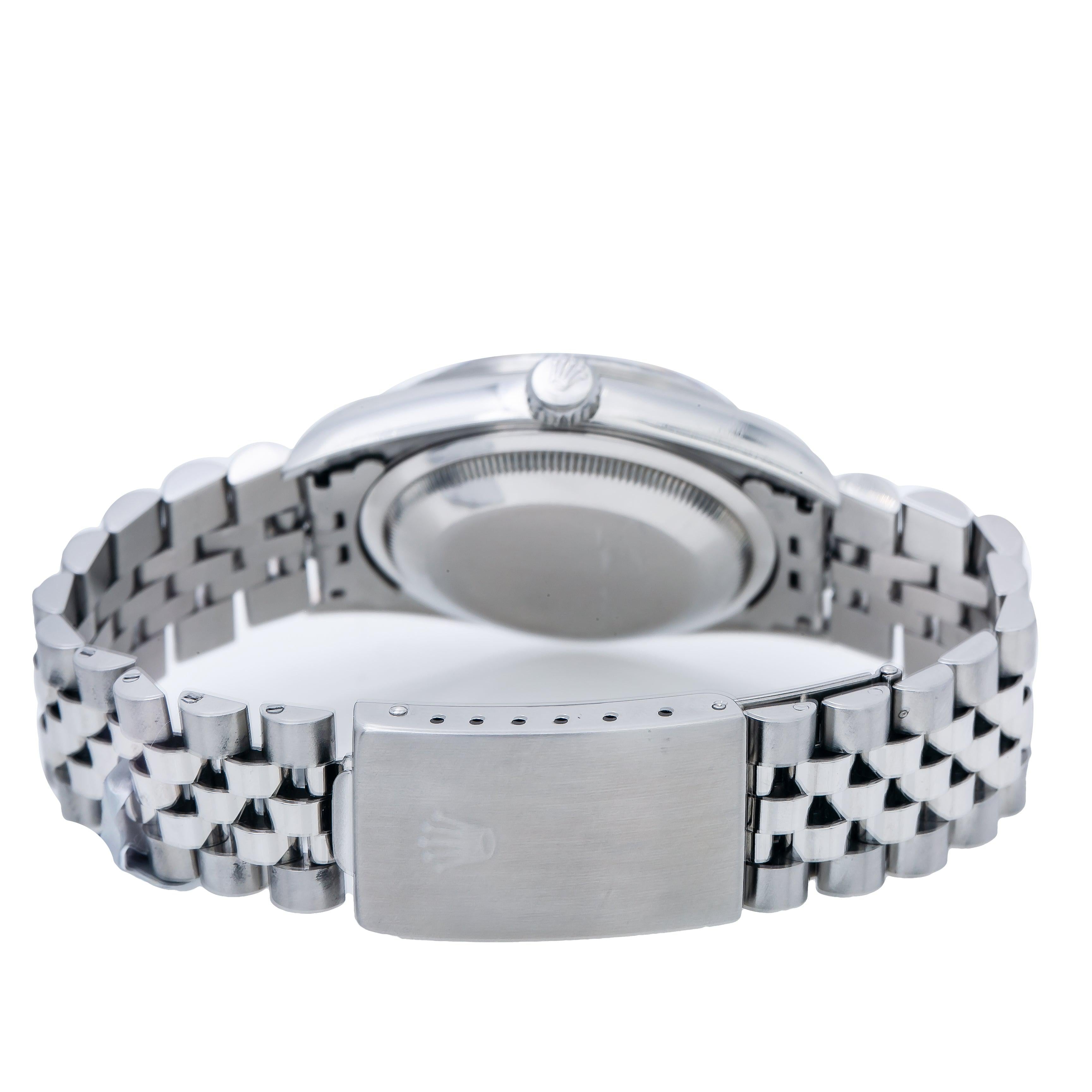 Rolex Datejust 16220 36MM Blue Dial With Stainless Steel Jubilee Bracelet