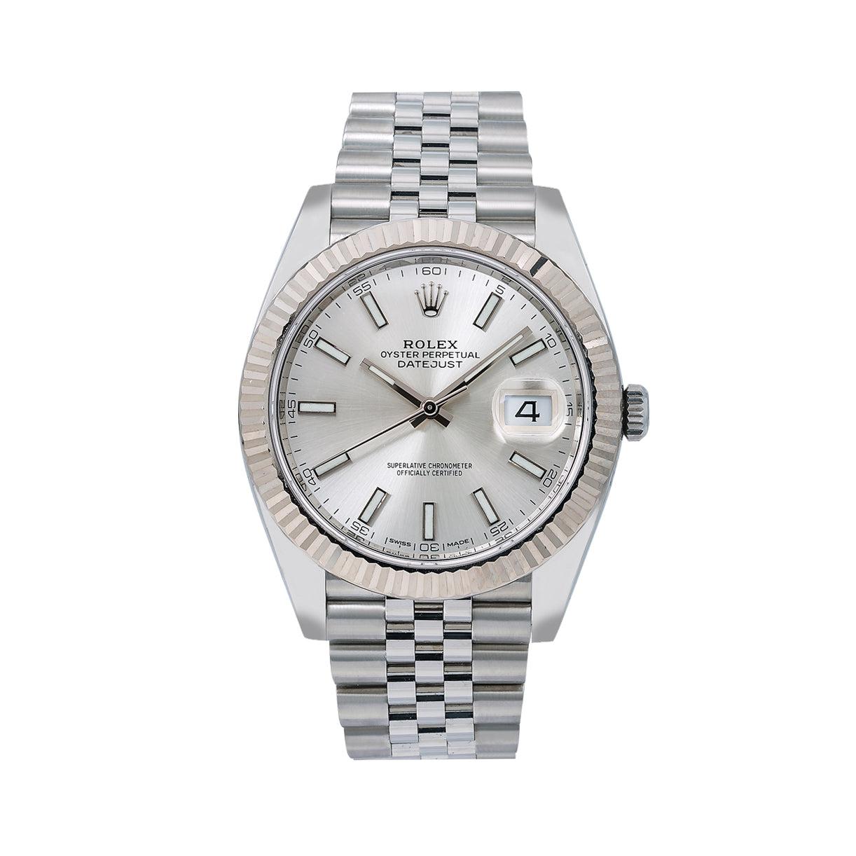 Rolex Datejust 126334 41MM Silver Dial With Stainless Steel Jubilee Bracelet