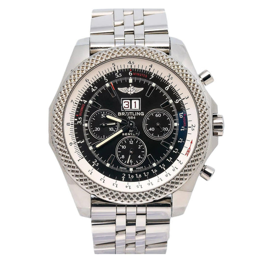 Breitling Bentley A44364 49MM Black Dial With Stainless Steel Bracelet