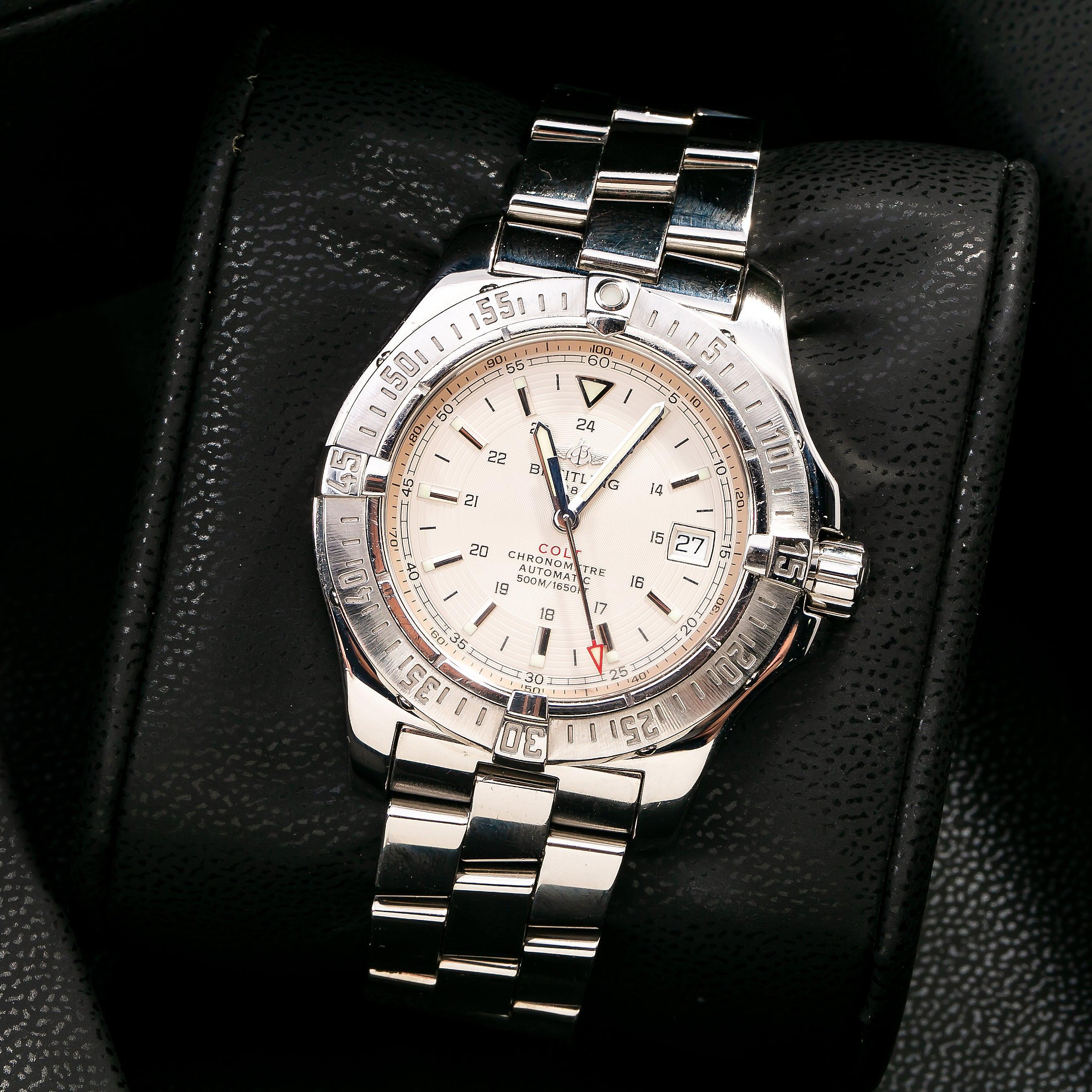 Breitling Colt A17380 White Dial Stainless Steel Watch