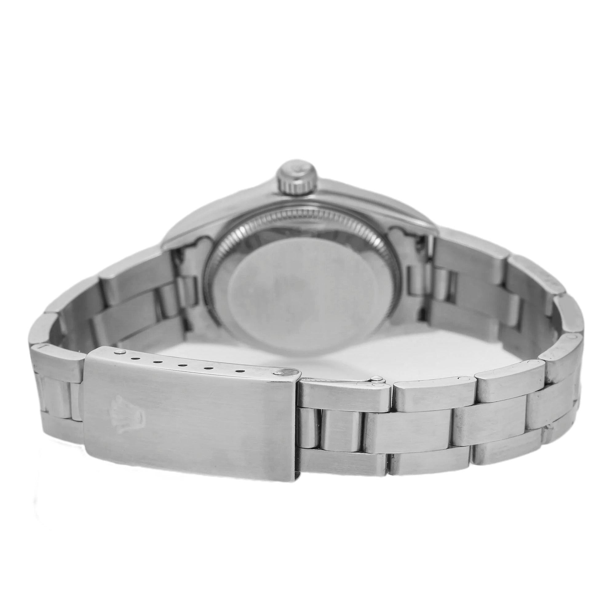 Rolex Oyster Perpetual 76080 26MM Black Dial With Stainless Steel Oyster Bracelet